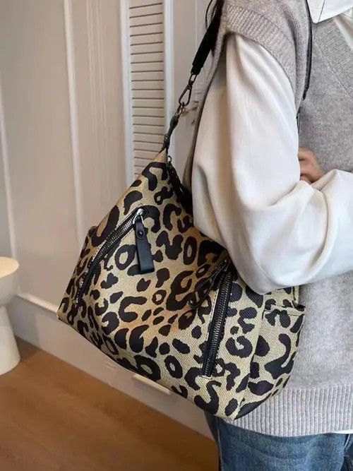 Japanese Brand × Vintage leopard print shoulder bag Size ONE SIZE - 2 Thumbnail