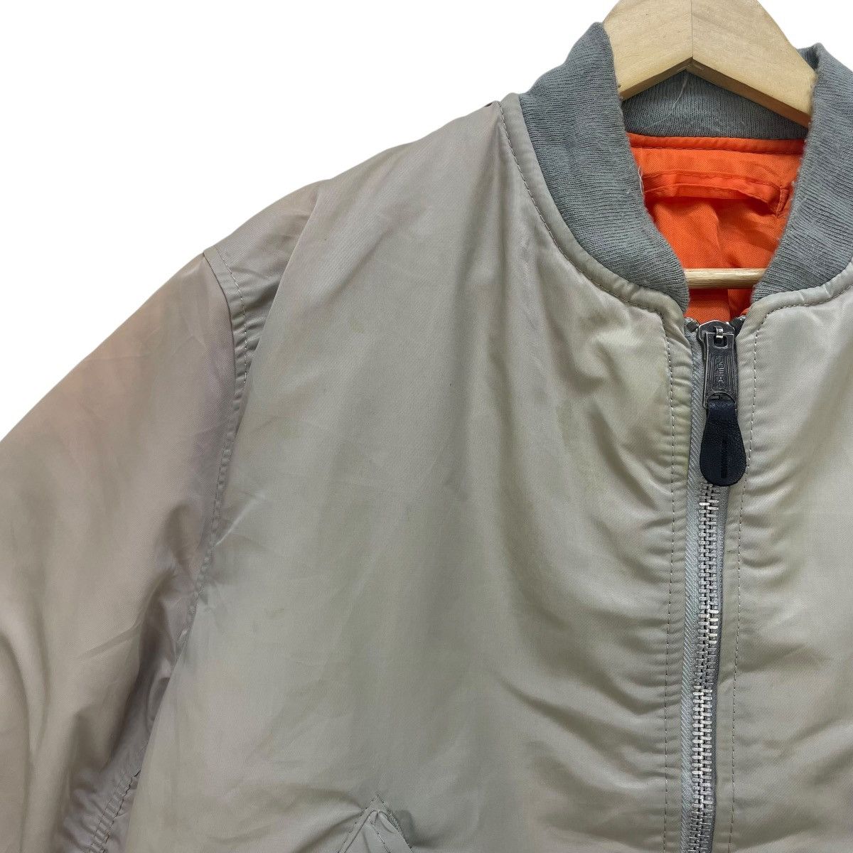 Alpha Industries 💥Vintage Faded Alpha Industries Bomber Flight Jacket Size US M / EU 48-50 / 2 - 4 Thumbnail