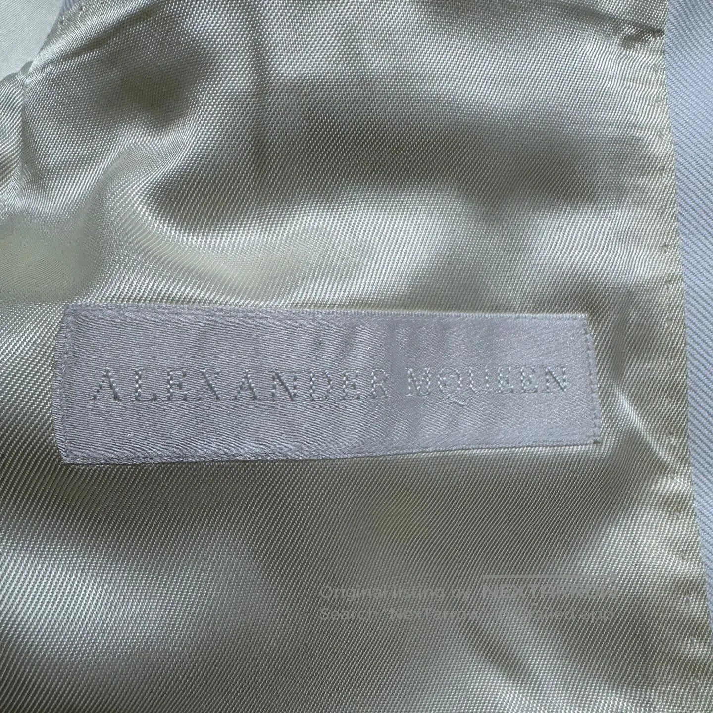 Alexander McQueen ALEXANDER MCQUEEN Embroidered mermaid suit jacket| Size 46R - 3 Thumbnail