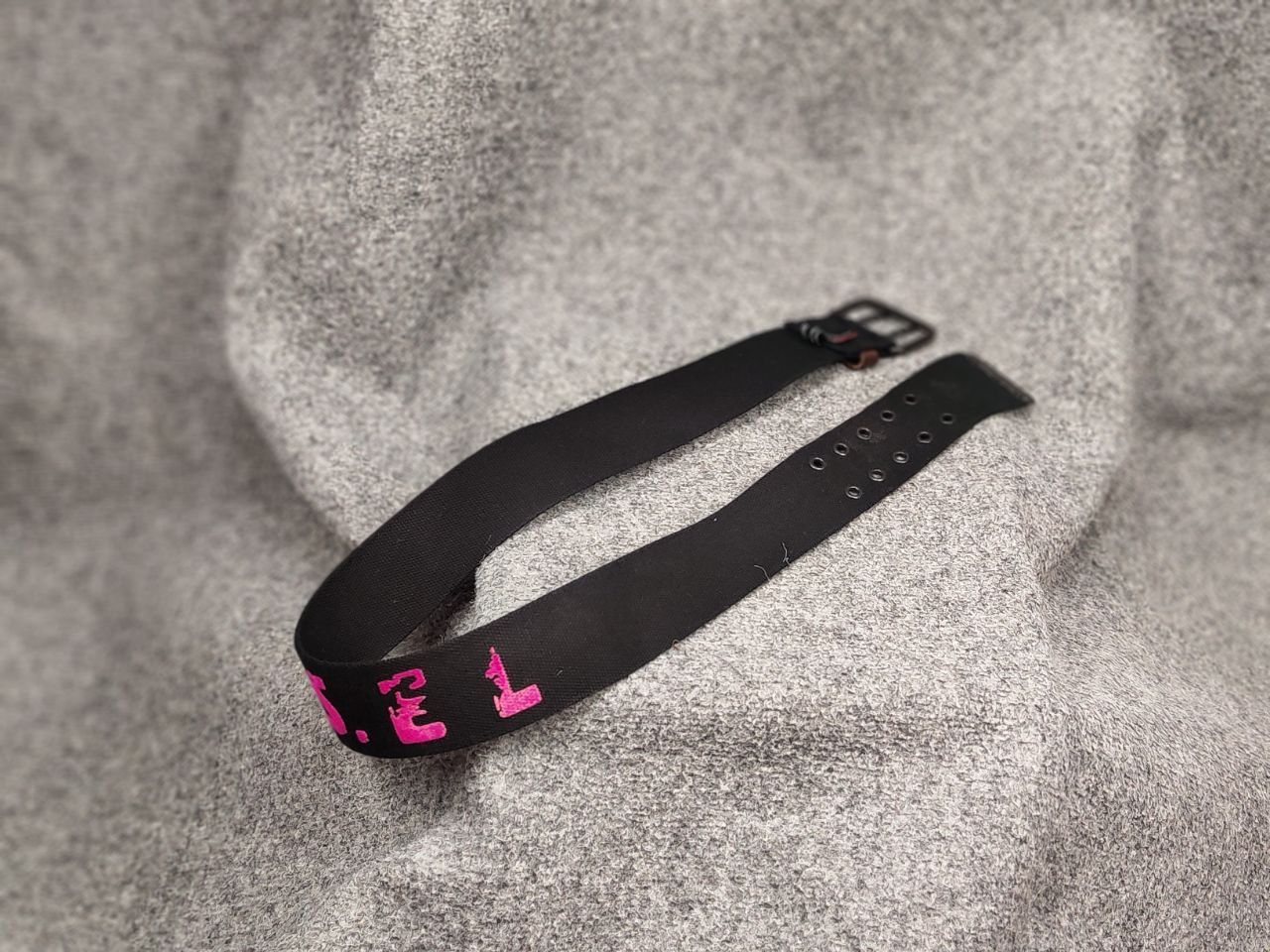Diesel Vintage Diesel Chunky Canvas black belt with logo Y2k Style Size ONE SIZE - 10 Thumbnail