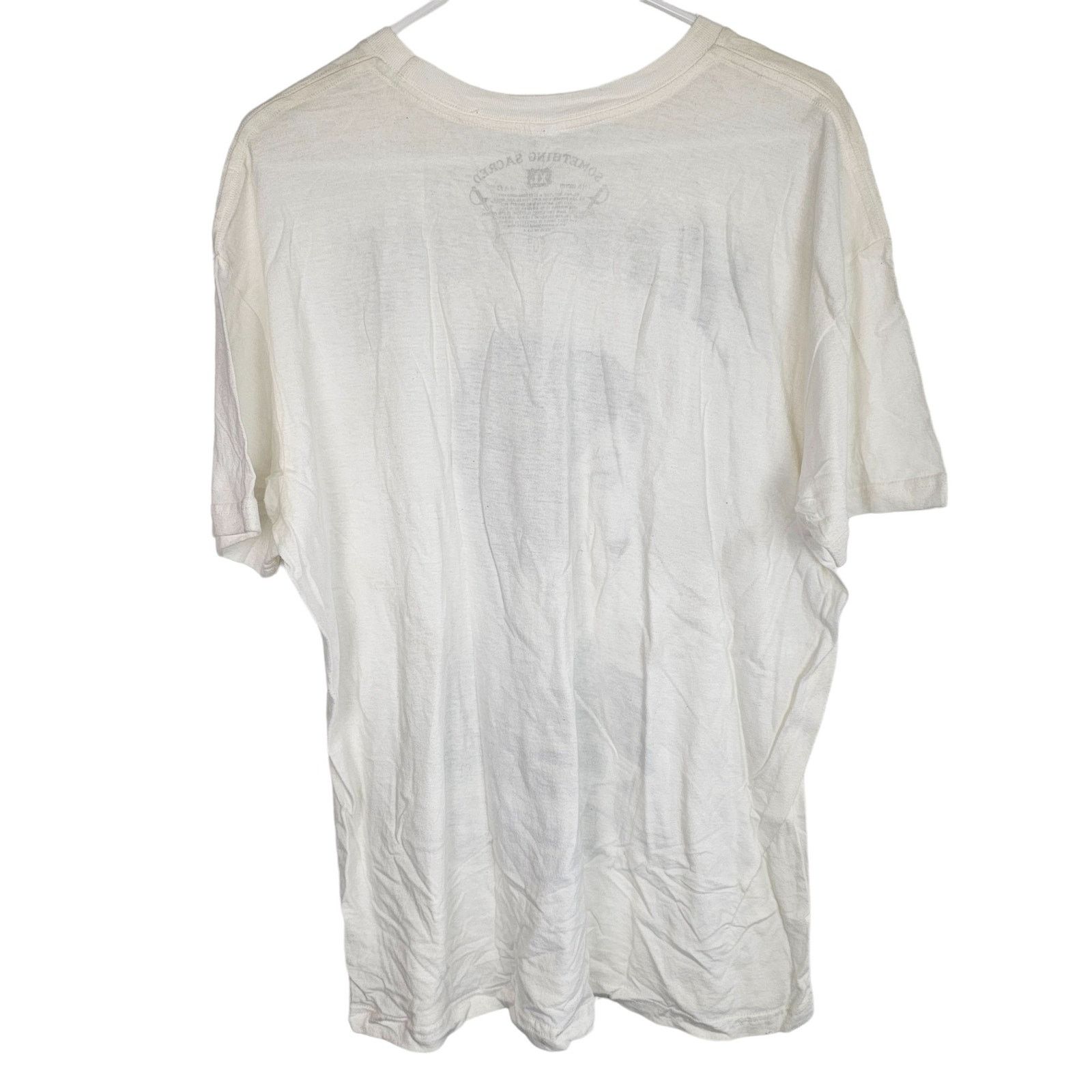 Vintage Something Sacred Graphic Tee XL Catholic Christian Religious Size XL / US 12-14 / IT 48-50 - 6 Thumbnail
