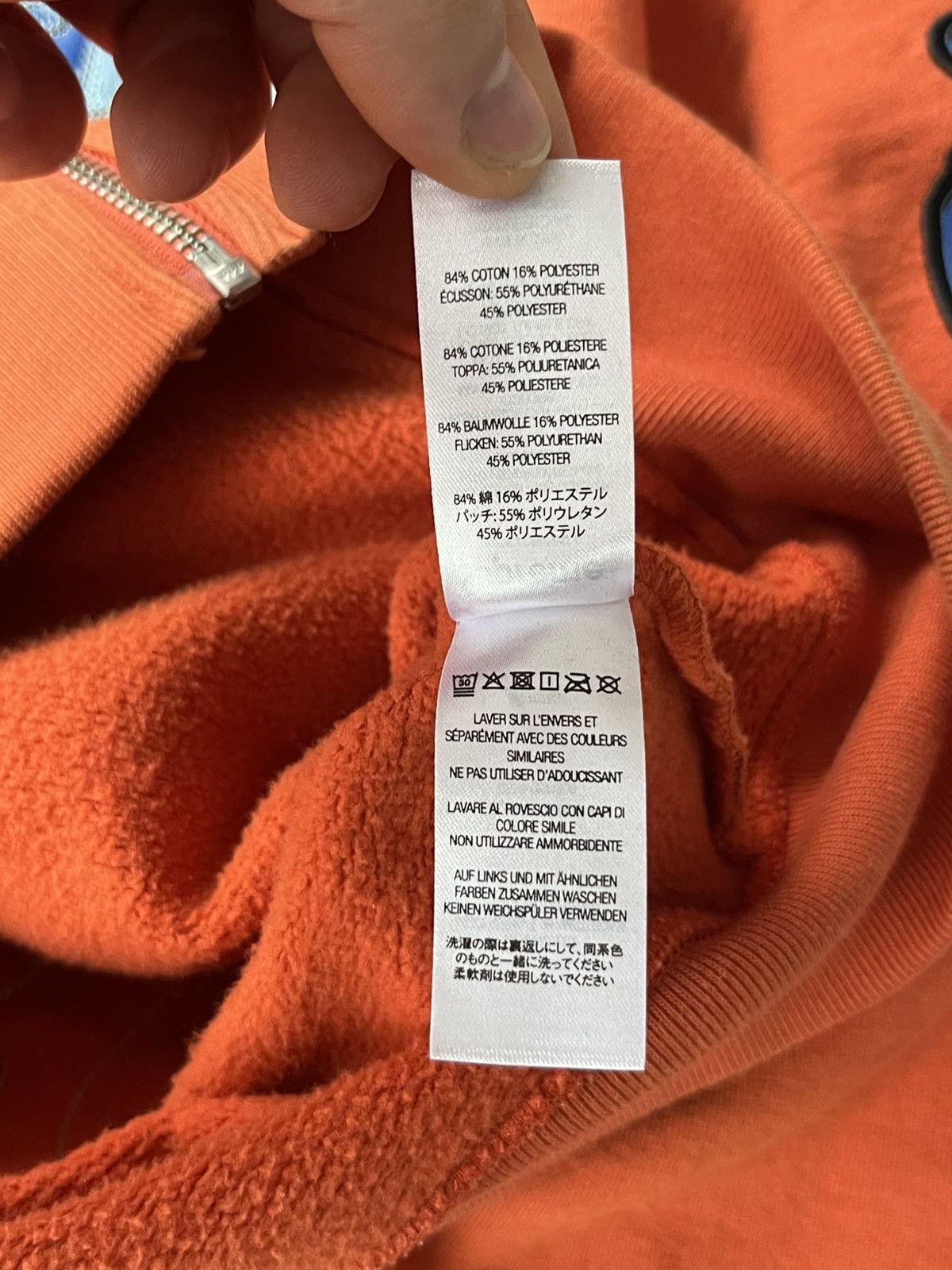 Supreme Supreme Demon Zip Up Hooded Sweatshirt Burnt Orange BIG LOGO Size US S / EU 44-46 / 1 - 18 Thumbnail