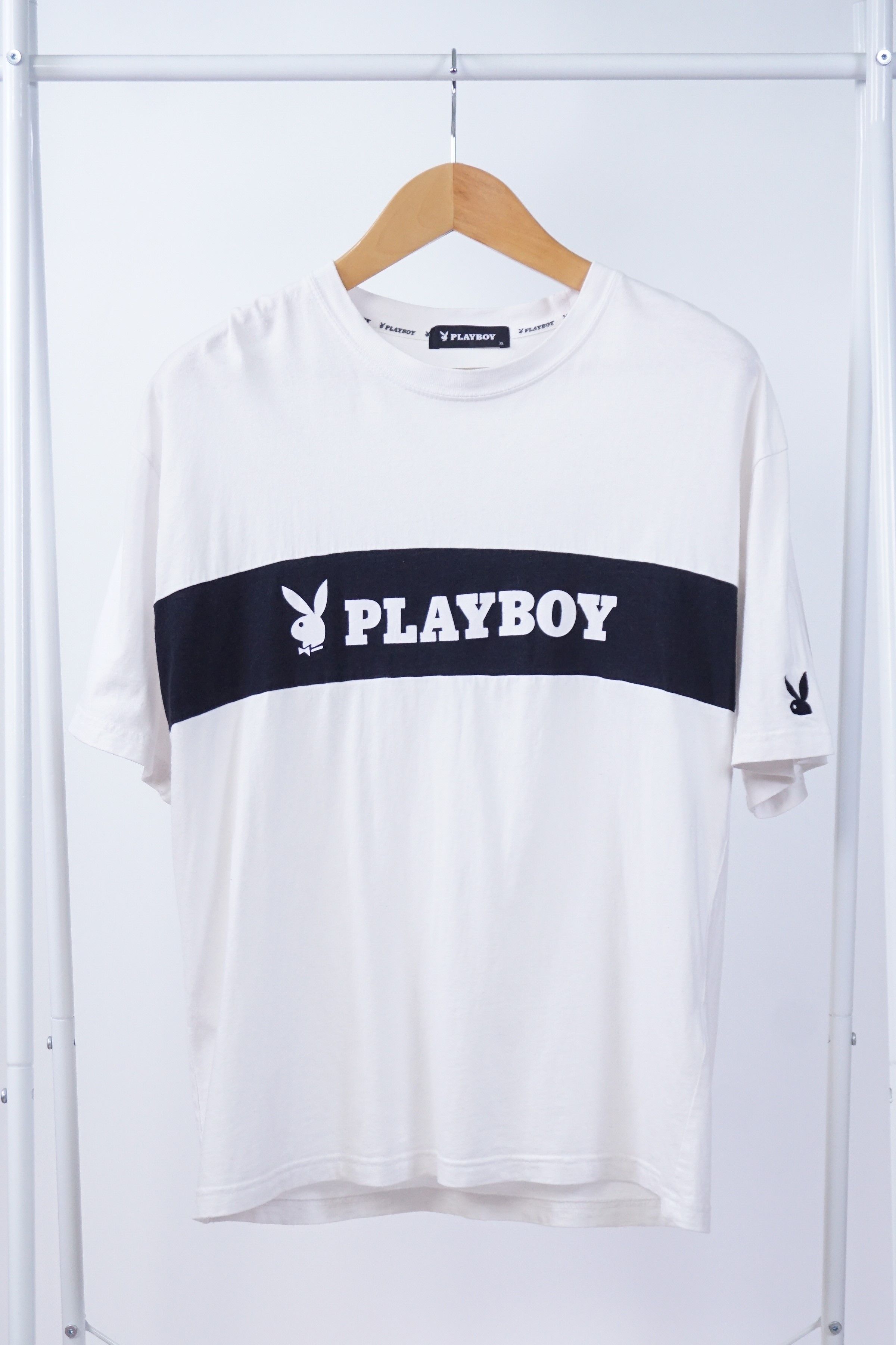 Playboy × Vintage Vintage Playboy Big Logo Tee Size US L / EU 52-54 / 3 - 1 Thumbnail