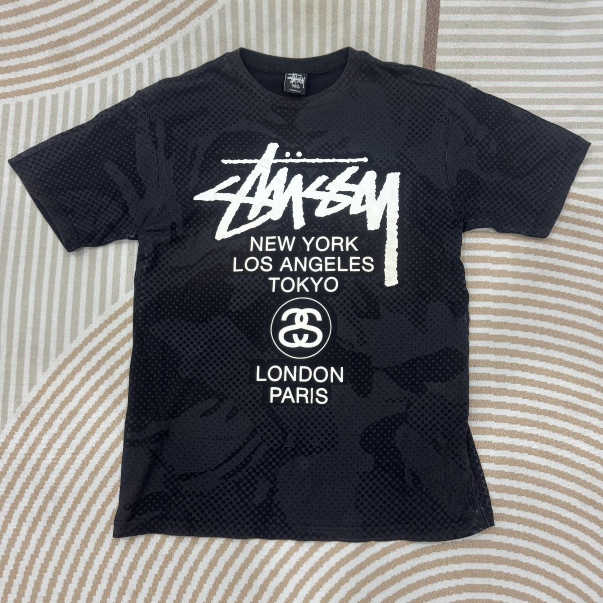 Stussy Stussy World Tour Camouflage Dot Tee Size US S / EU 44-46 / 1 - 1 Thumbnail
