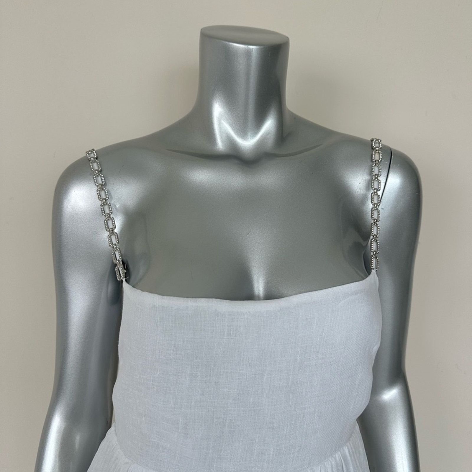 Other RUMER linen dress size S established with crystals 580$ Size S / US 4 / IT 40 - 3 Thumbnail
