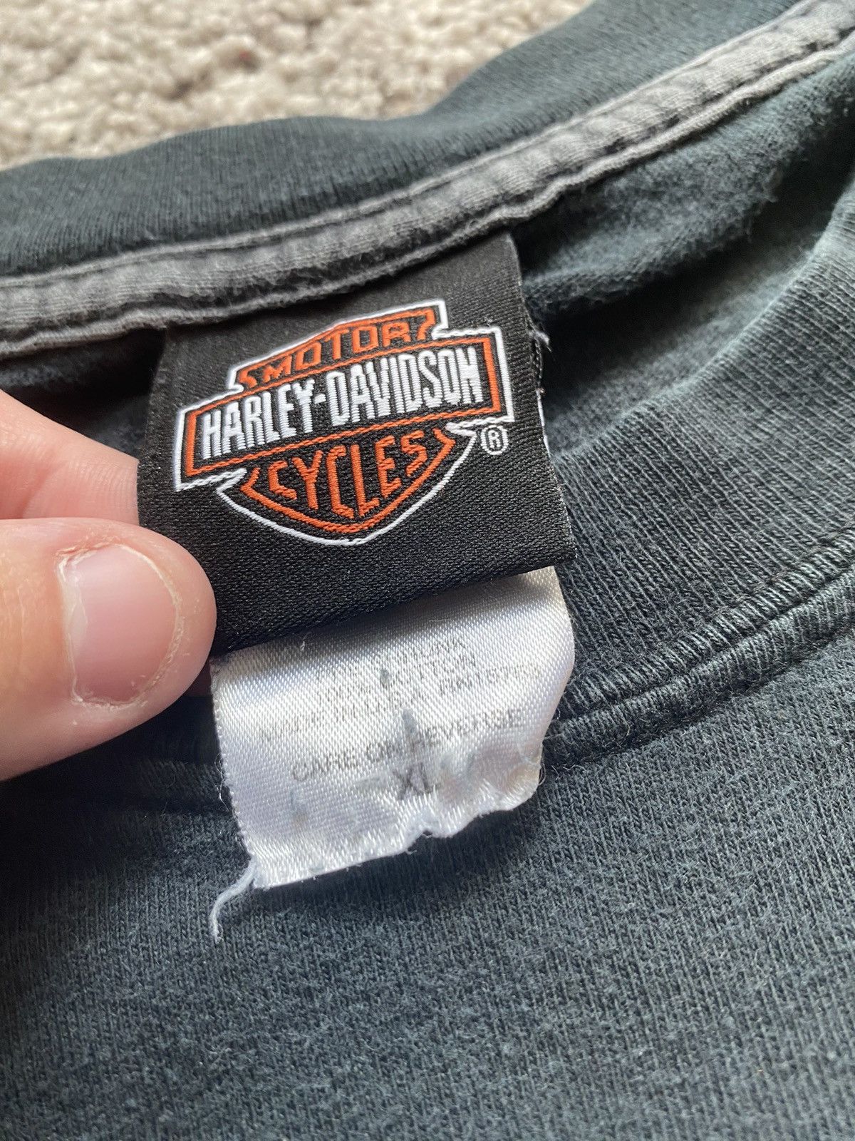 Harley Davidson × Vintage Vintage Y2K Harley Davidson Tee Shirt Size US L / EU 52-54 / 3 - 5 Thumbnail