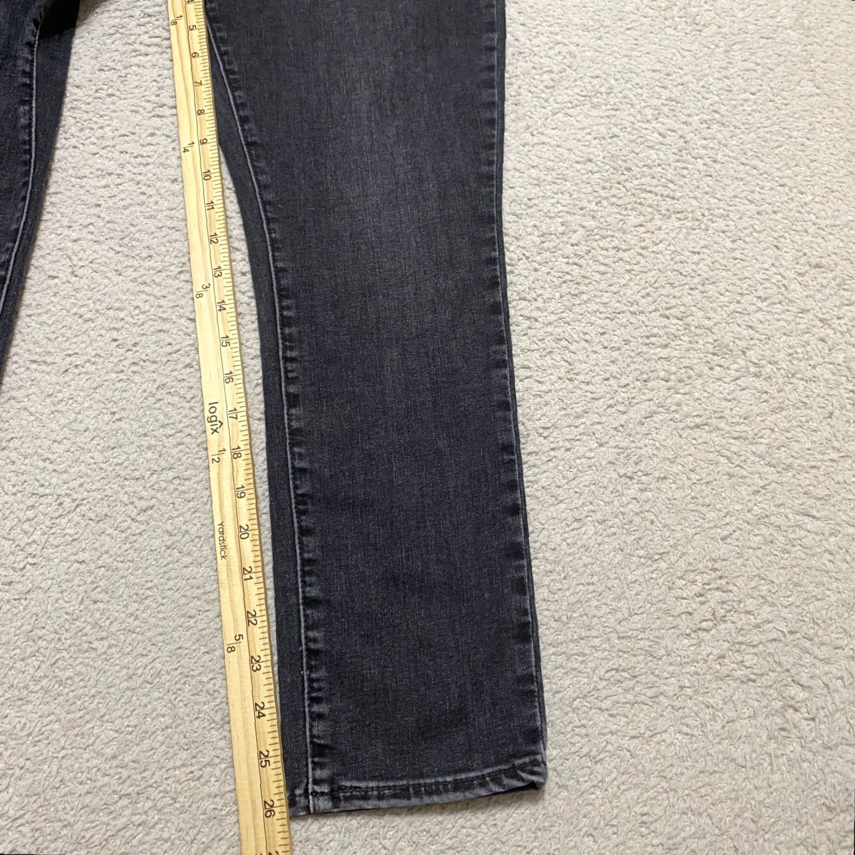Levi's VINTAGE Levis Womens Jeans sz 31 Gray Dark Wash Denim Shaping Skinny Leg Mid Rise Size 24" / US 00 / IT 34 - 3 Thumbnail