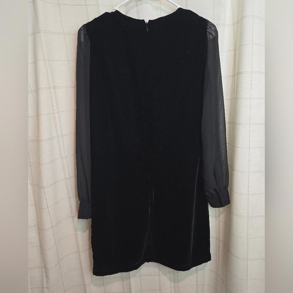 J.Crew J Crew Velvet Mini Dress Size XS / US 0-2 / IT 36-38 - 8 Thumbnail