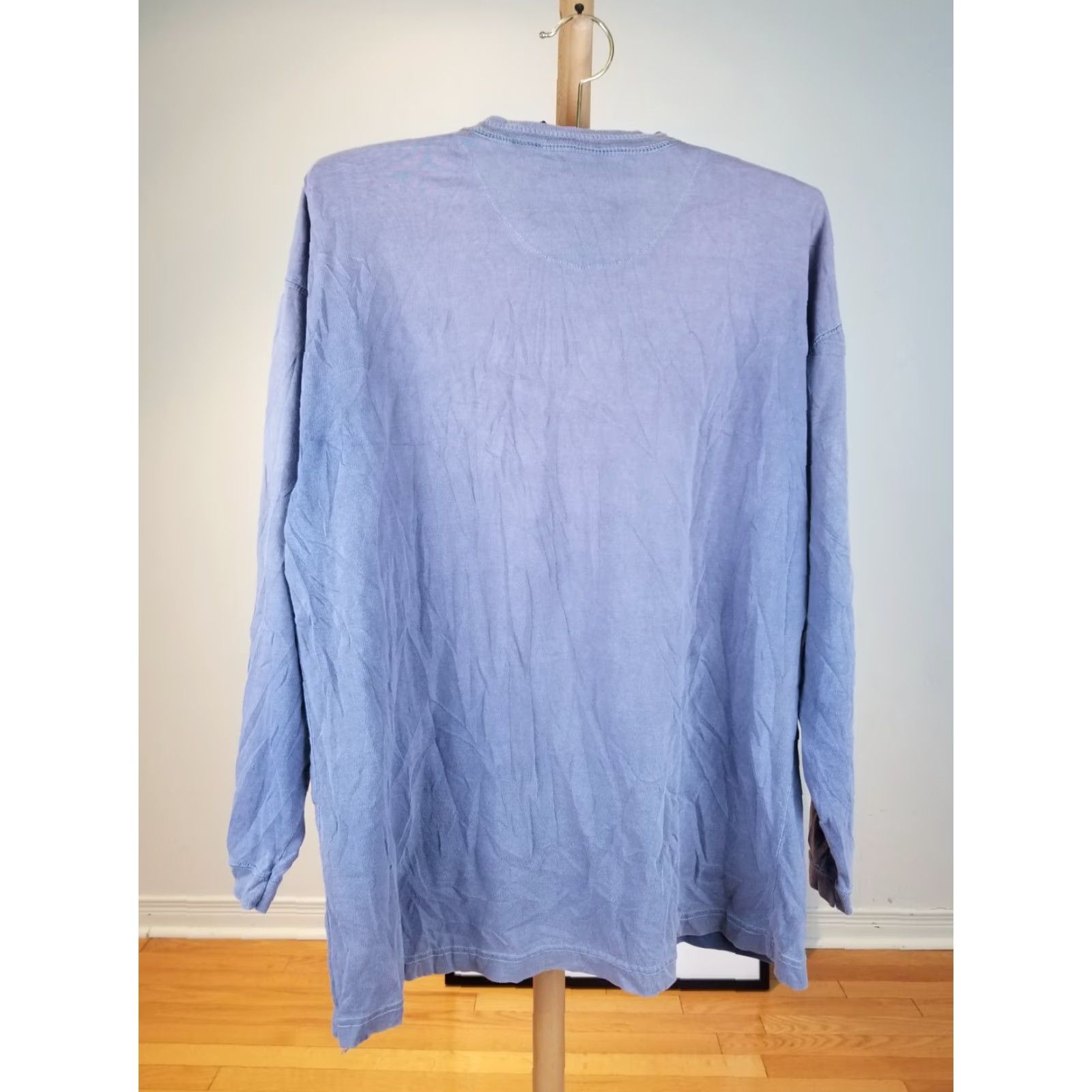 Vintage VINTAGE 90' T-SHIRT Grunge Cotton Long Sleeve XL Blue Mens XL Size US XL / EU 56 / 4 - 7 Thumbnail