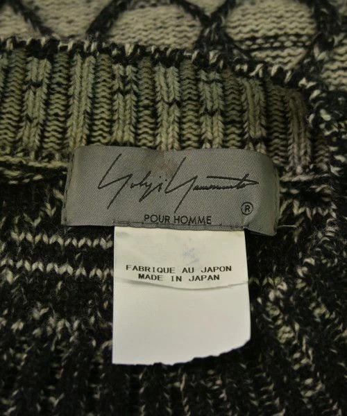 Yohji Yamamoto yohji yamamoto POUR HOMME crew neck knit Size US XXL / EU 58 / 5 - 5 Thumbnail
