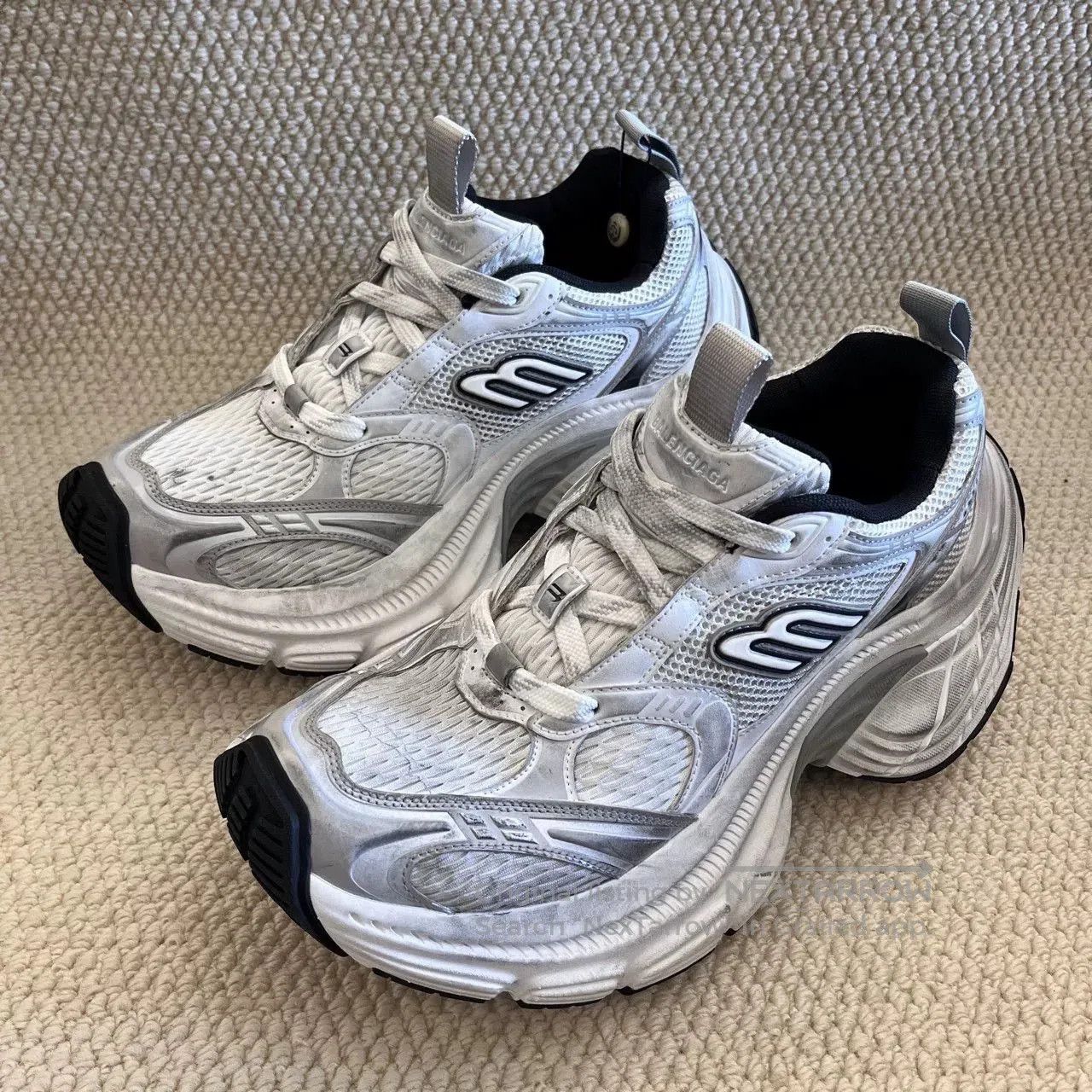 Balenciaga balenciaga 10xl gray low. Size US 10 / EU 43 - 1 Thumbnail