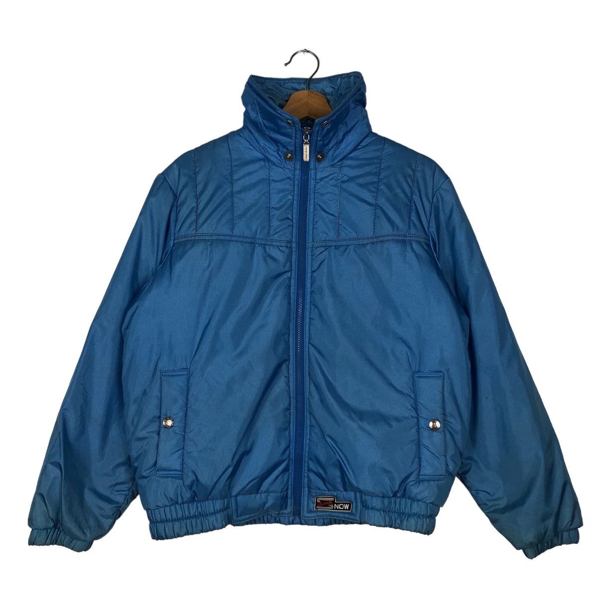 Japanese Brand 🔥90s Vintage Puffer Down Ski Jacket Dolphin Snow Japan Made Size US M / EU 48-50 / 2 - 1 Thumbnail