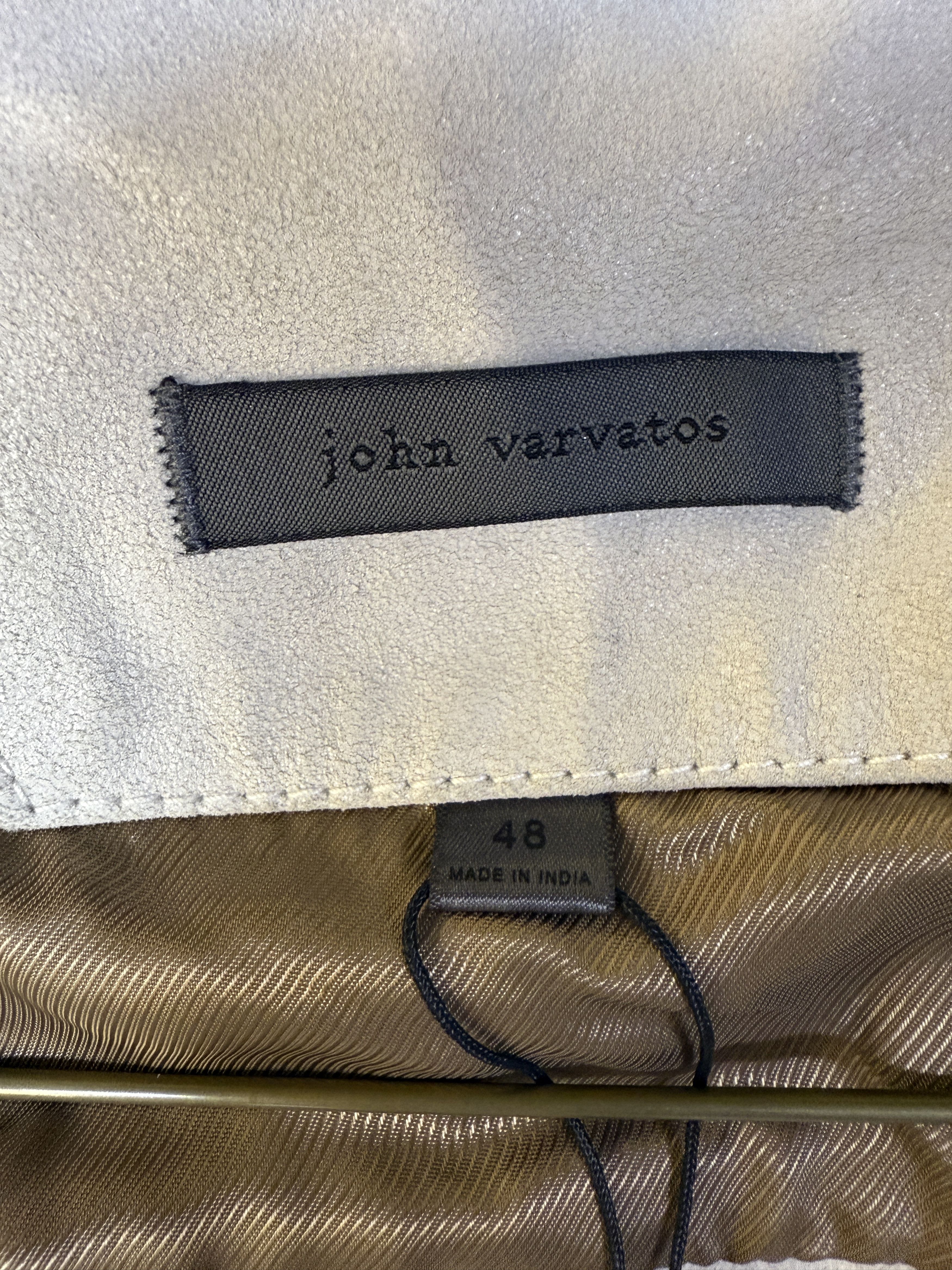 John Varvatos $698 John Varvatos Izzy Slim Fit Leather Shirt Jacket Size US M / EU 48-50 / 2 - 4 Thumbnail