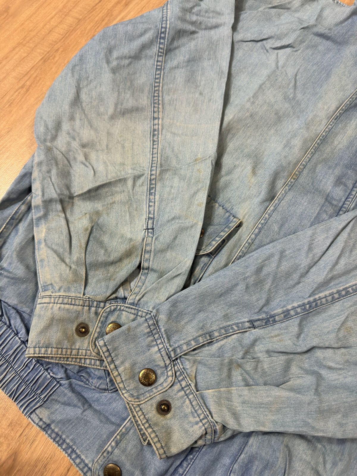 Burberry × Vintage VINTAGE BURBERRY DENIM JACKET Size US L / EU 52-54 / 3 - 2 Thumbnail