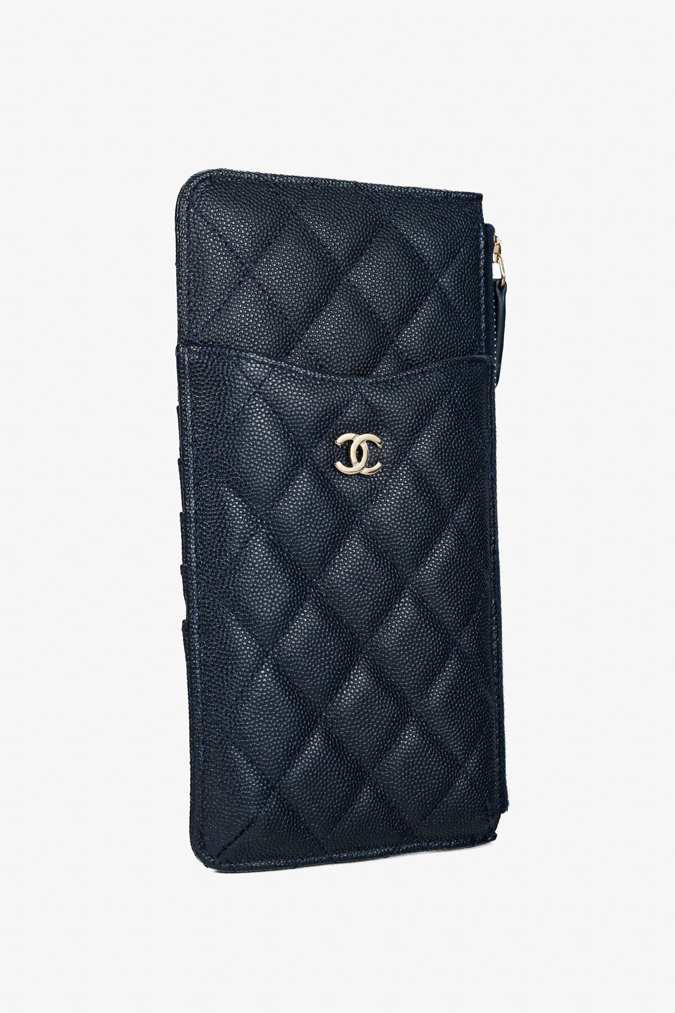 Chanel Chanel Matelasse Caviar-Leather Classic Phone & Card Holder Size ONE SIZE - 2 Thumbnail