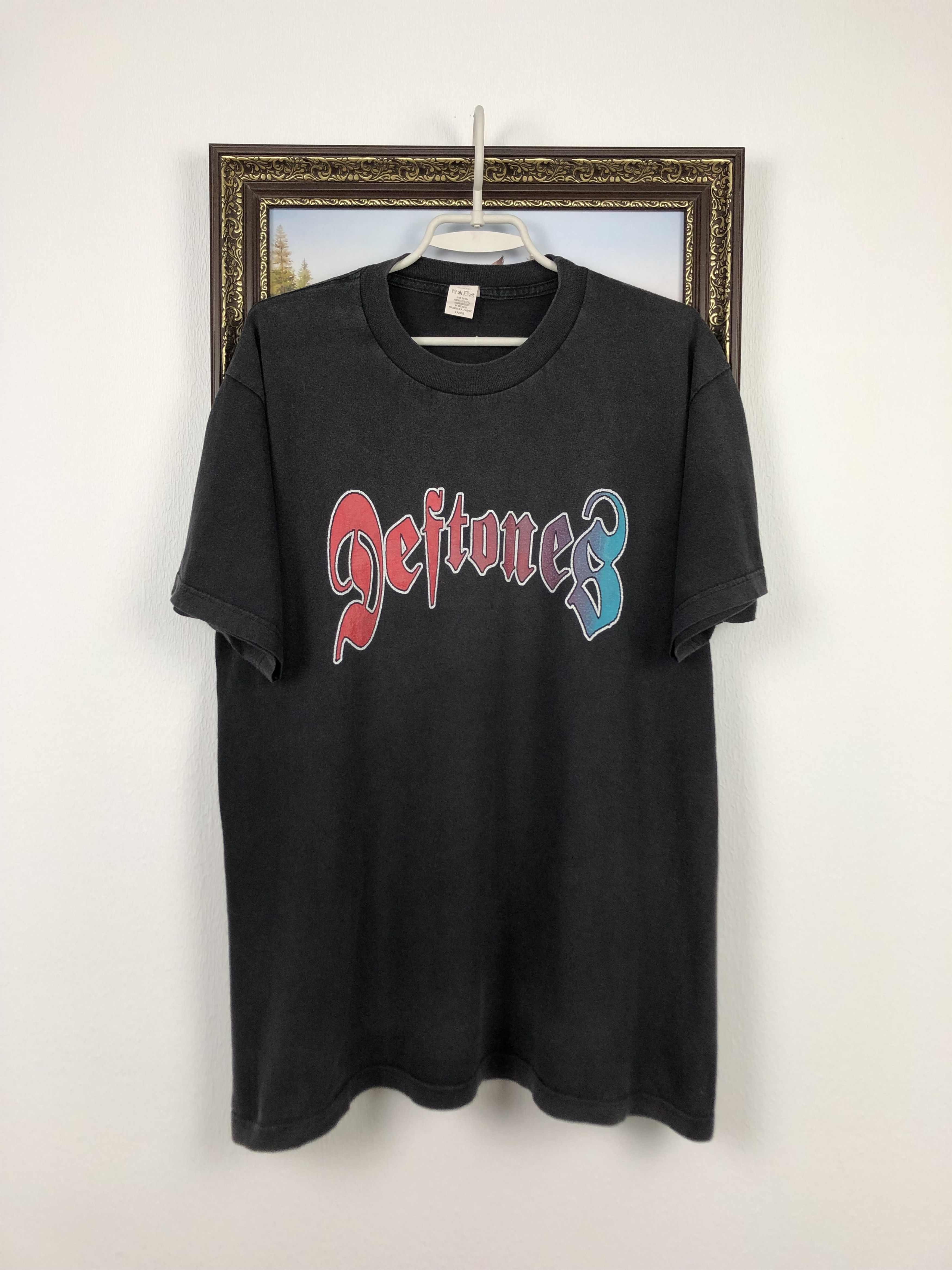 Band Tees Vintage 90's Deftones Around the Fur Lucky 13 Band Shirt Tee Size US L / EU 52-54 / 3 - 1 Thumbnail