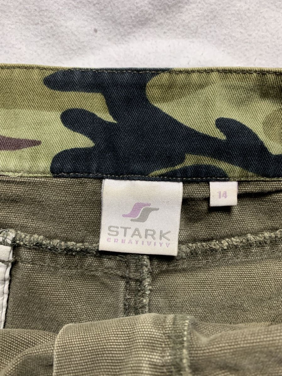 Japanese Brand × Vintage 2000S AVANT GARDE DRAGON PRINTED CAMO MINI SKIRT Size 31" - 10 Thumbnail