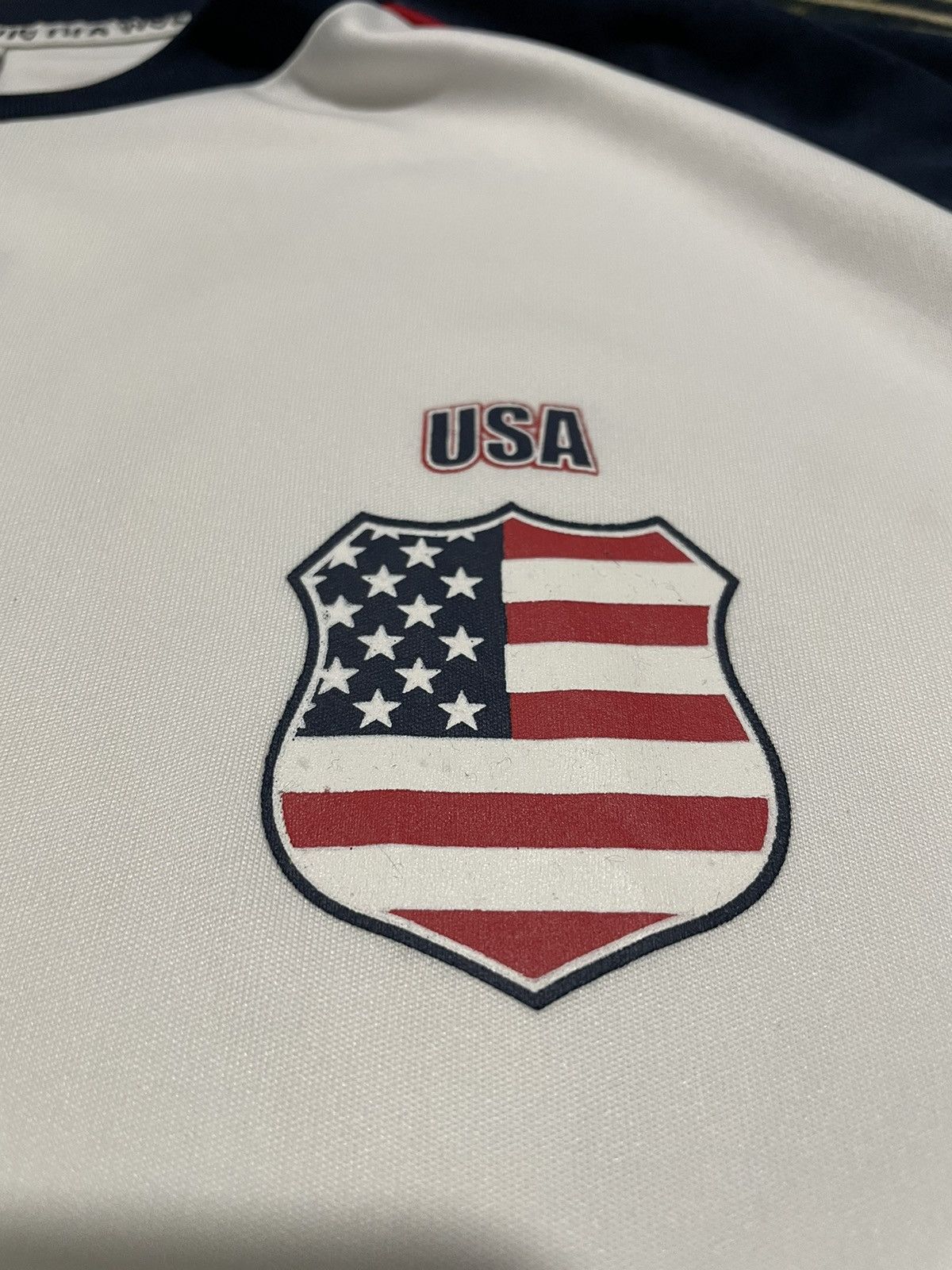 Vintage Team USA 2010 FIFA World Cup SouthAfrica White Shirt Jersey Size US XL / EU 56 / 4 - 2 Thumbnail