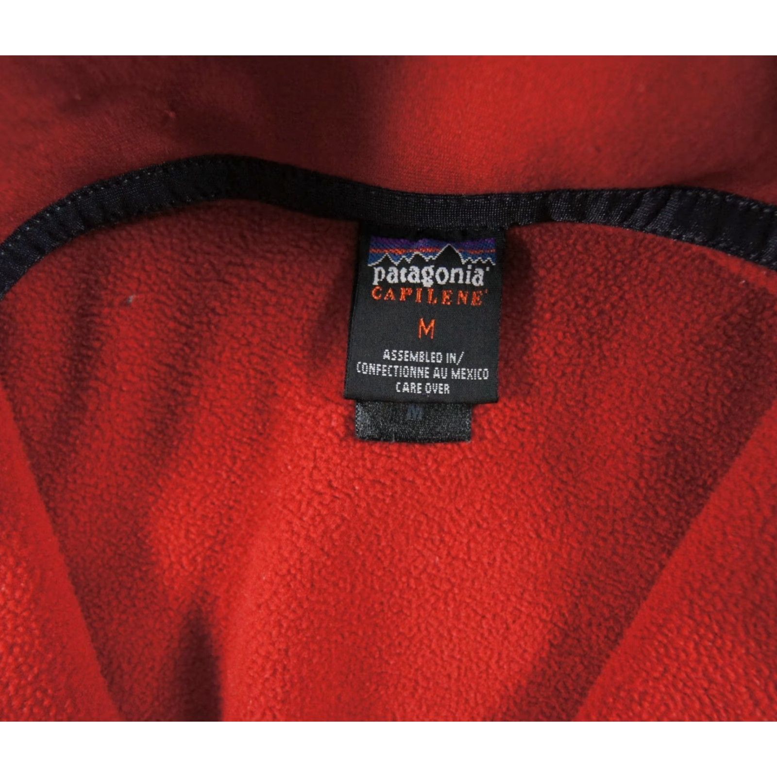 Patagonia Vintage Patagonia Sweater Mens Medium Red 1/4 Zip Capilene Fleece Pullover Adult Size US M / EU 48-50 / 2 - 7 Thumbnail