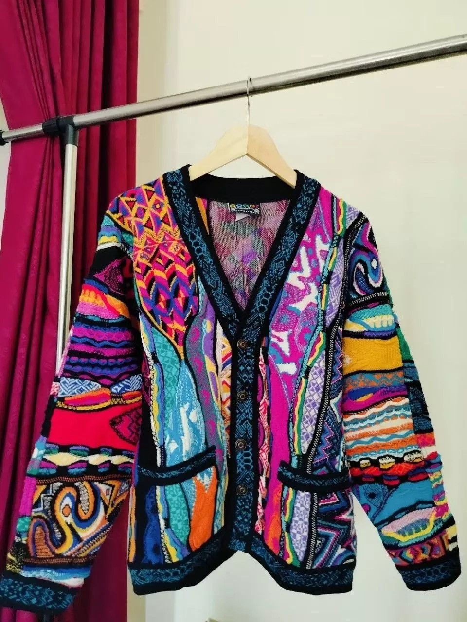 Coogi COOGI Classic Authentic Vintage Grandpa Sweater 3D Pattern Size US XS / EU 42 / 0 - 1 Thumbnail