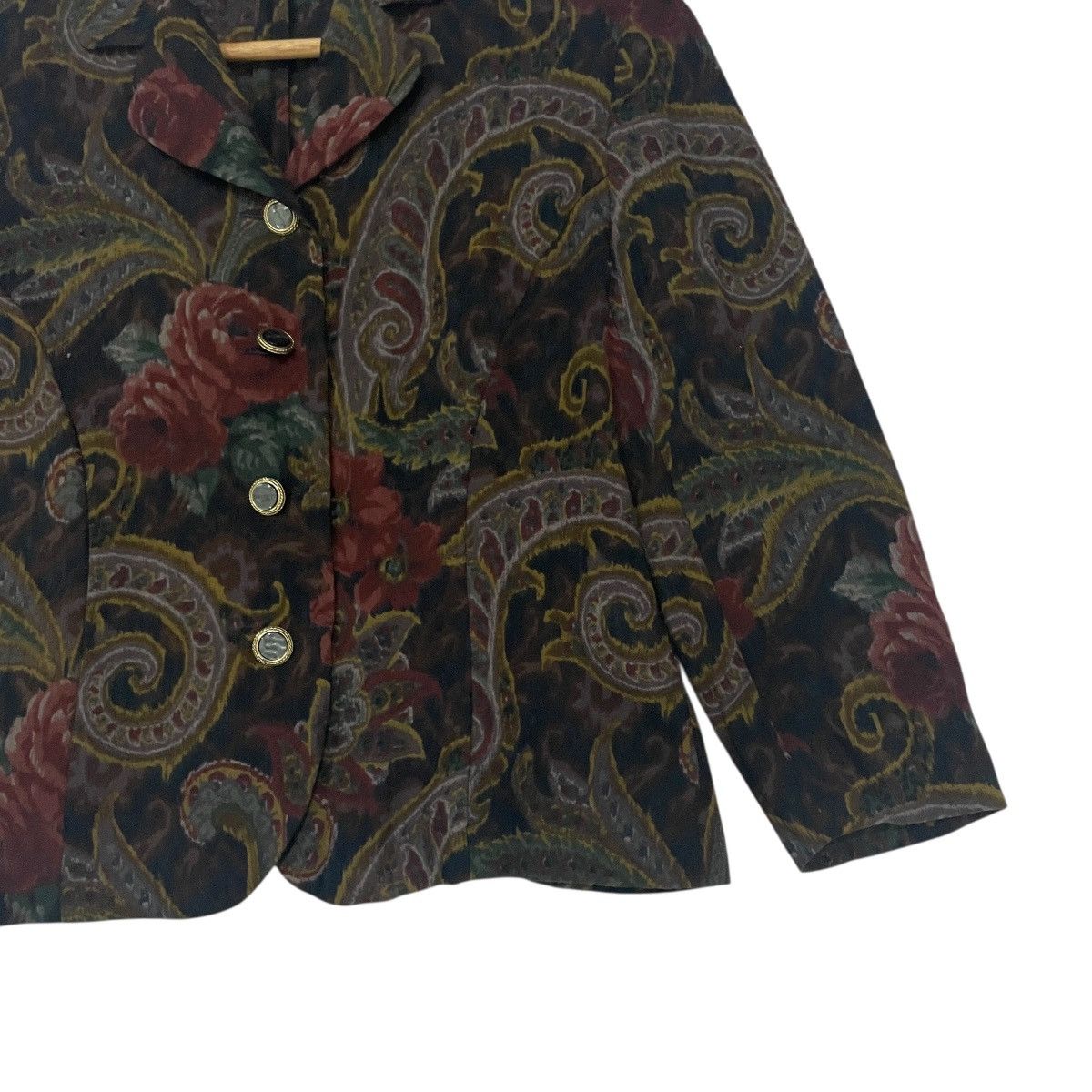Burberry Vintage 90s Burberry’s Tweed Art Jacket Size M / US 6-8 / IT 42-44 - 4 Thumbnail