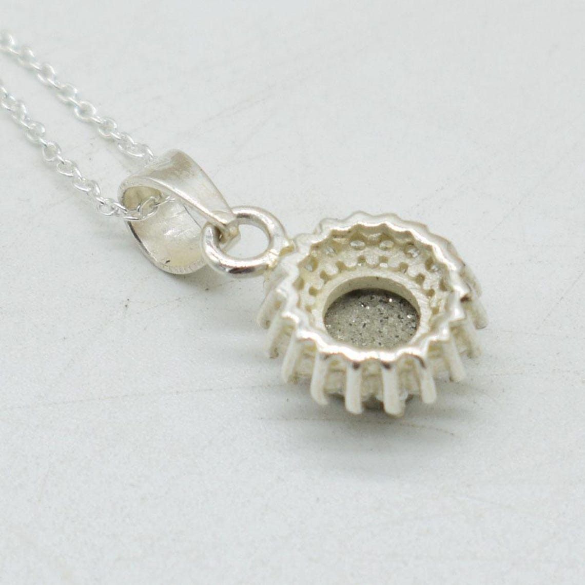 Handmade Pyrite Gemstone 925 K Silver Pendant Necklace - 18 Inch Size ONE SIZE - 5 Thumbnail