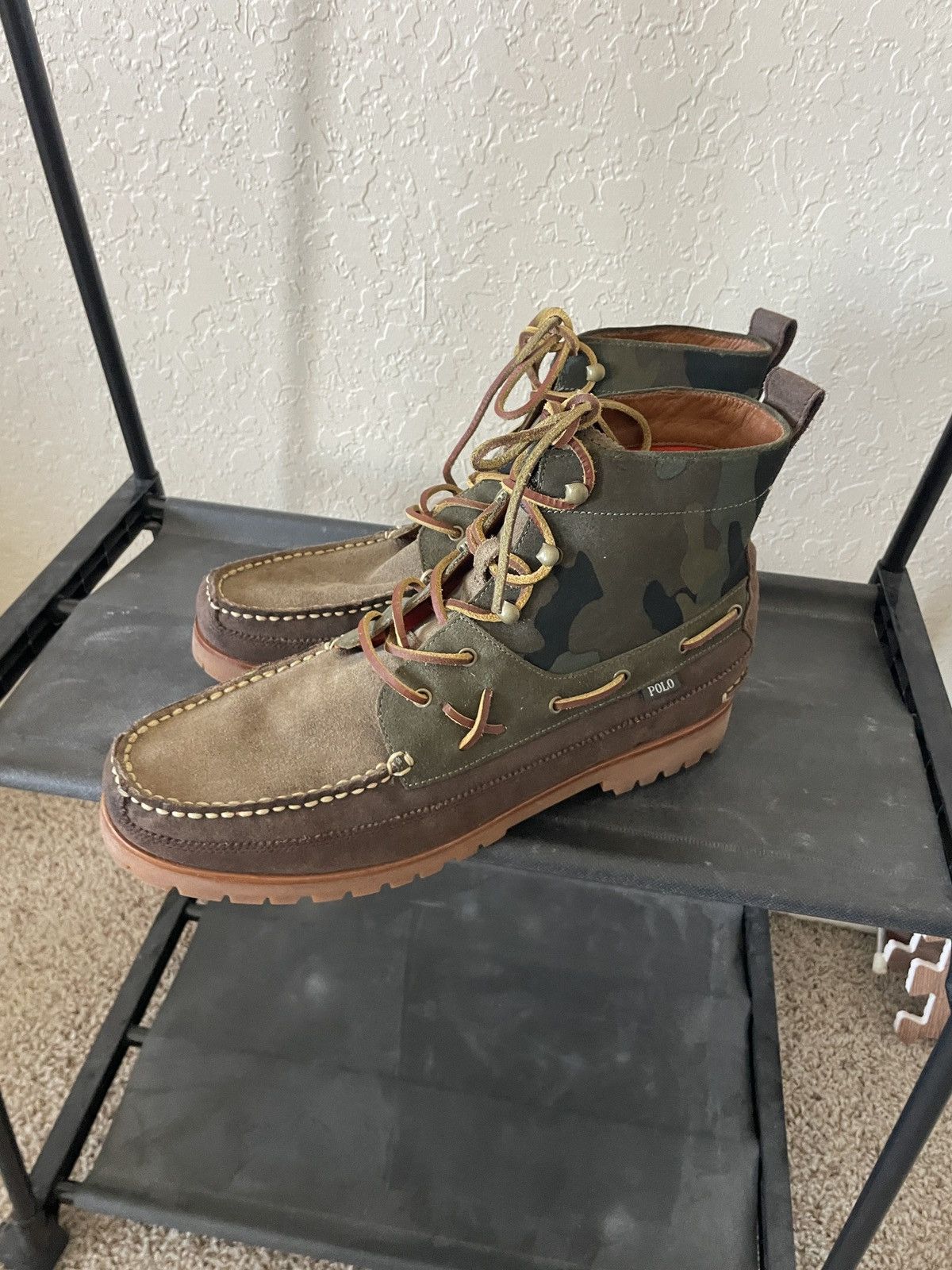 Polo Ralph Lauren Polo Country Ranger Mid Camo suede boots Size US 13 / EU 46 - 9 Thumbnail