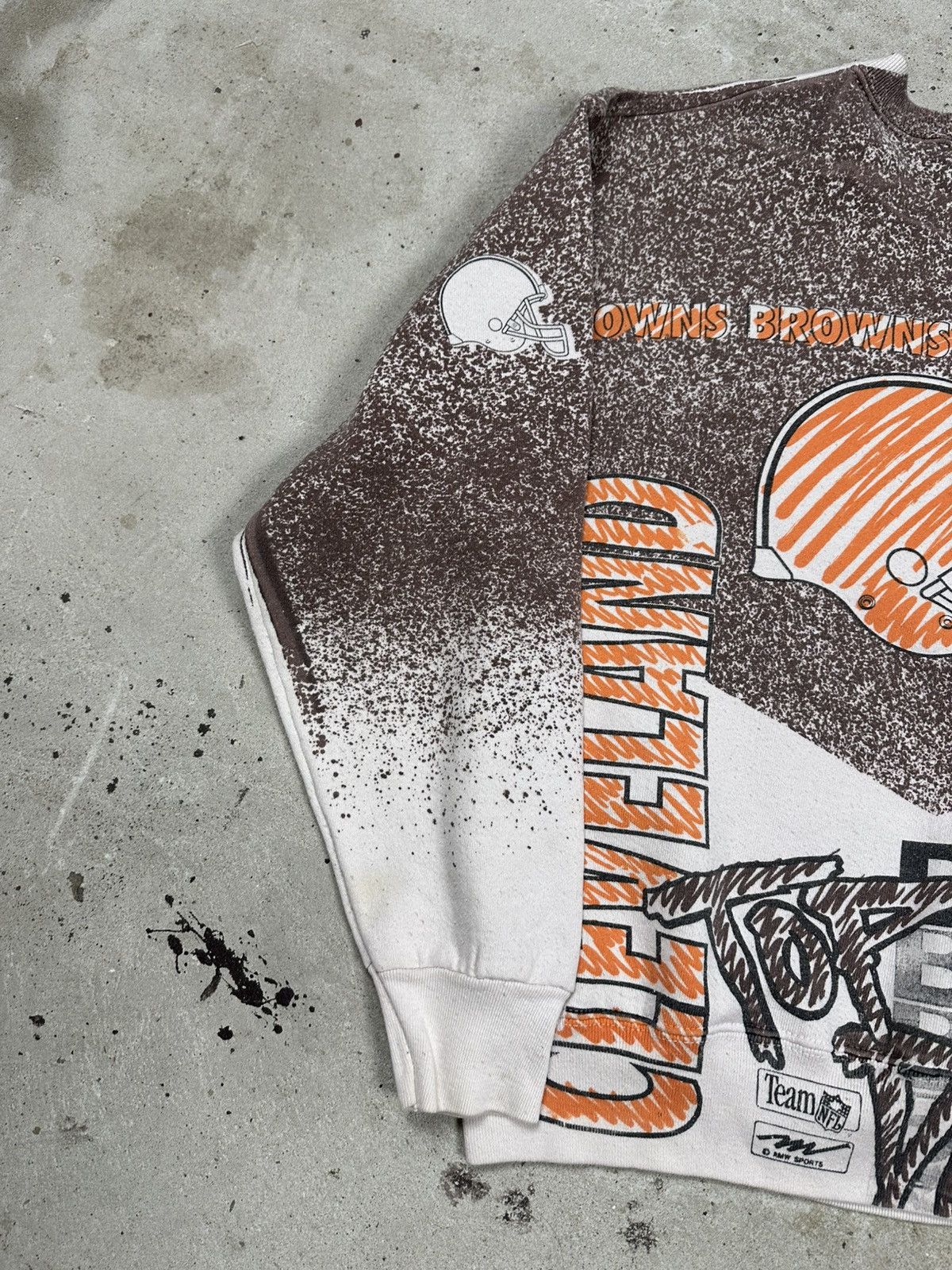 NBA × NFL × Vintage Vintage Magic Johnson Cleveland Browns All over Print Crew Size US M / EU 48-50 / 2 - 11 Thumbnail