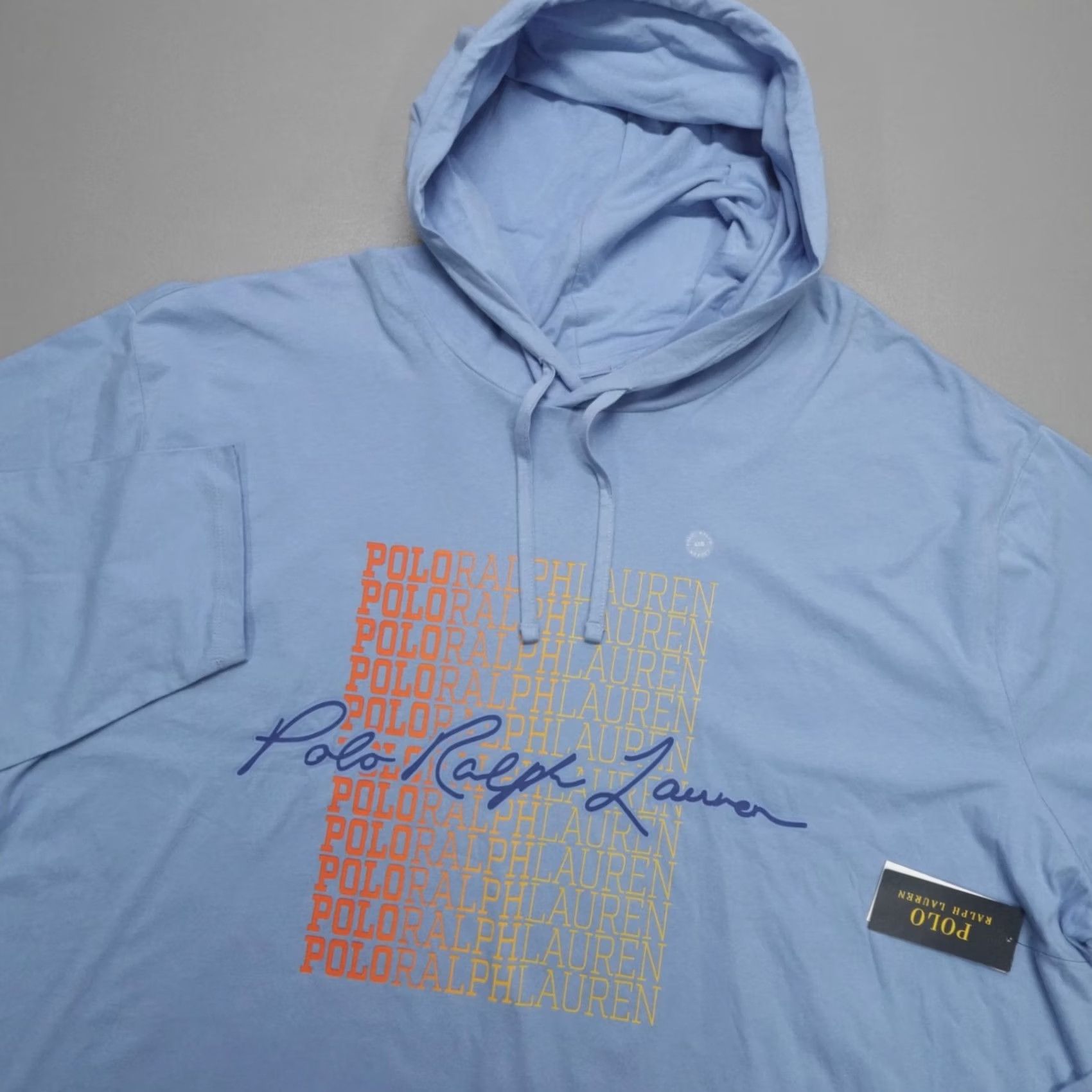 Polo Ralph Lauren Polo Ralph Lauren Hoodie T-Shirt Long Sleeve Men's Size 4XB Blue Script Logo Size US XXL / EU 58 / 5 - 2 Thumbnail