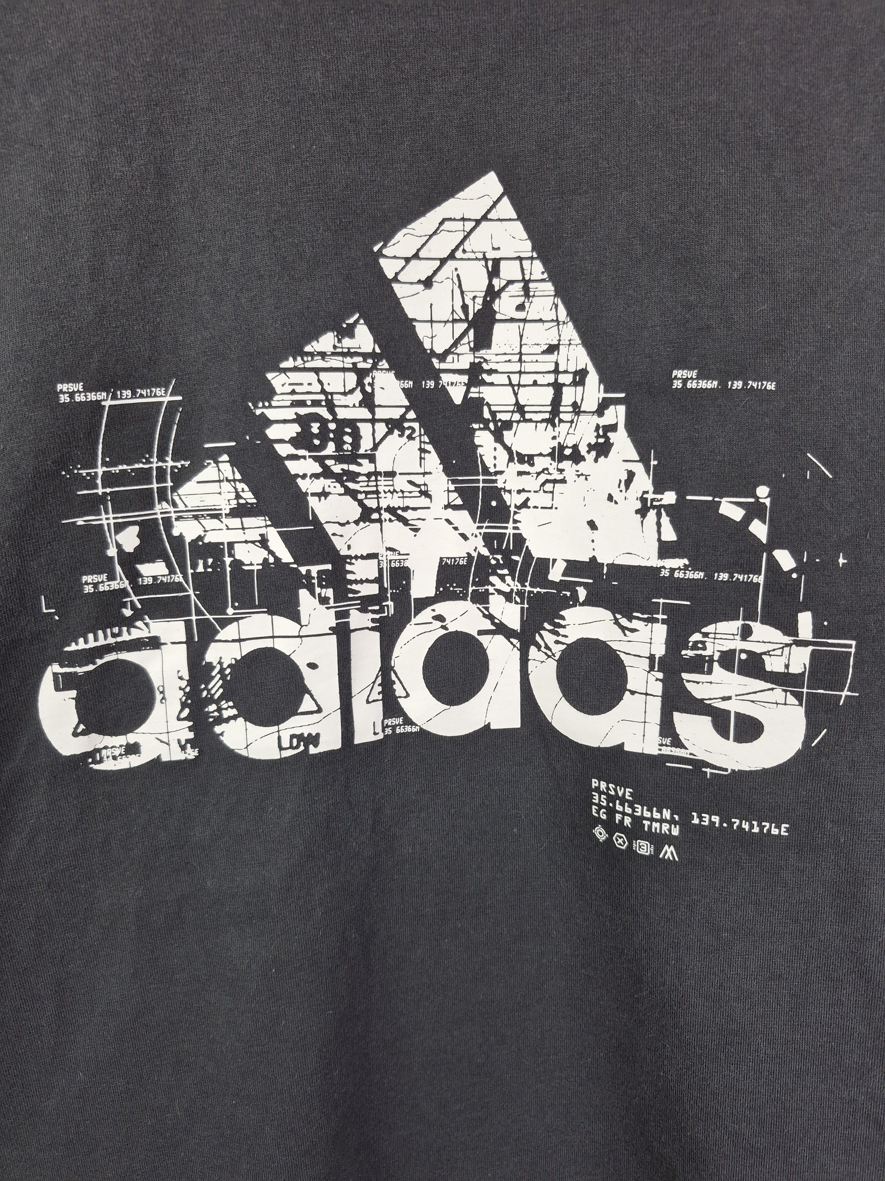 Adidas 🔥 Adidas Big Logo Sportswear Tee Size US L / EU 52-54 / 3 - 3 Thumbnail