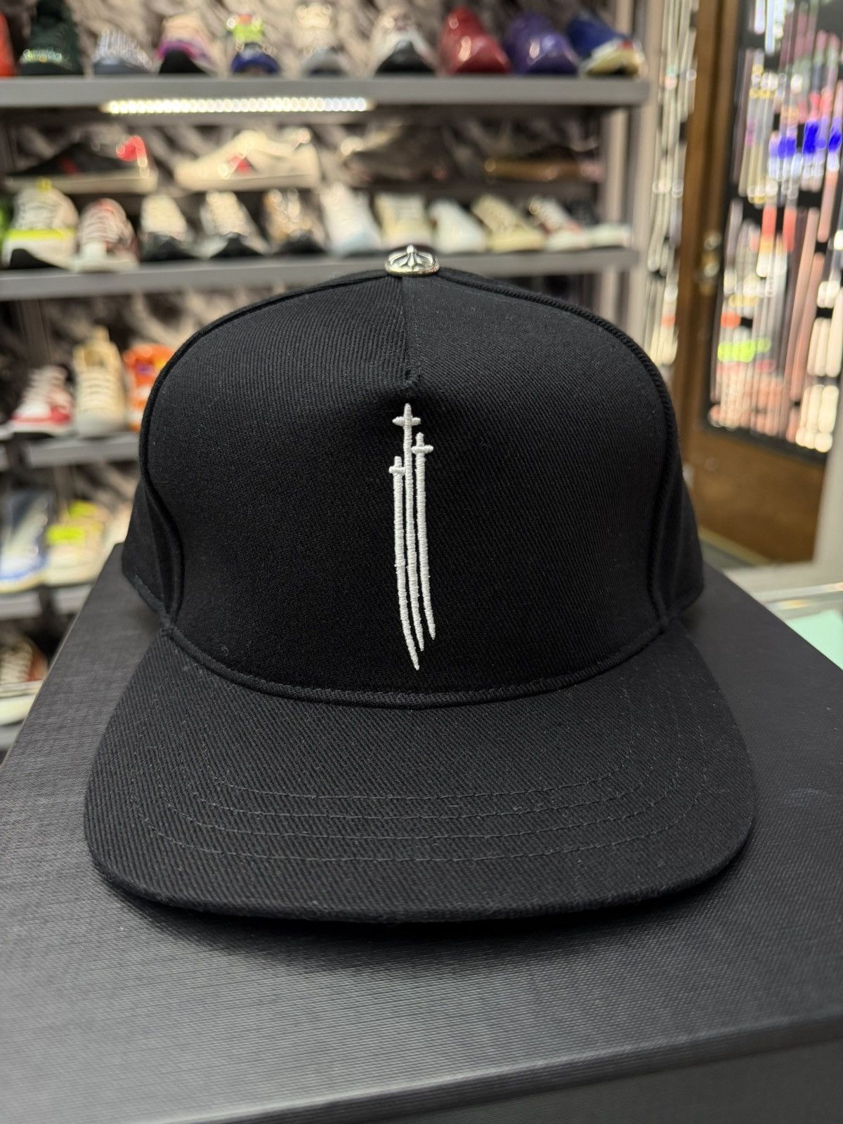 Chrome Hearts Chrome Heart RS3 Baseball Hat Size ONE SIZE - 3 Thumbnail