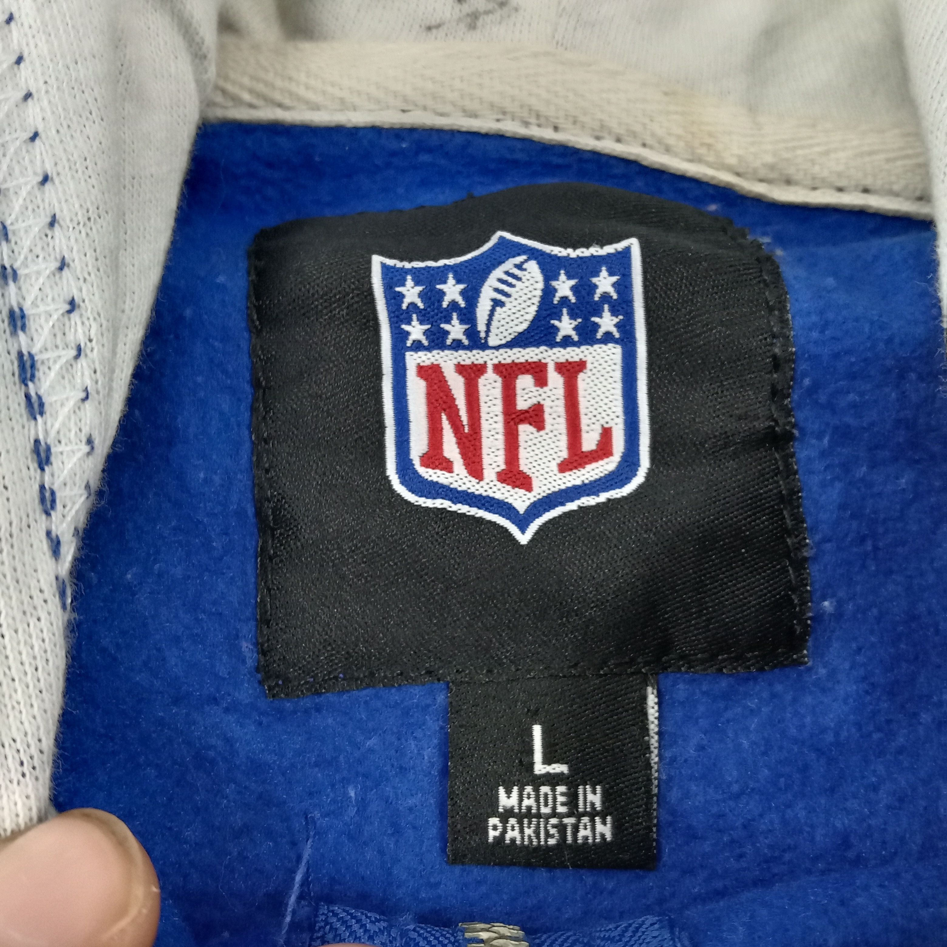 NFL NFL Indianapolis Colts American Sport Hoodies Jacket C261N8 Size US L / EU 52-54 / 3 - 3 Thumbnail
