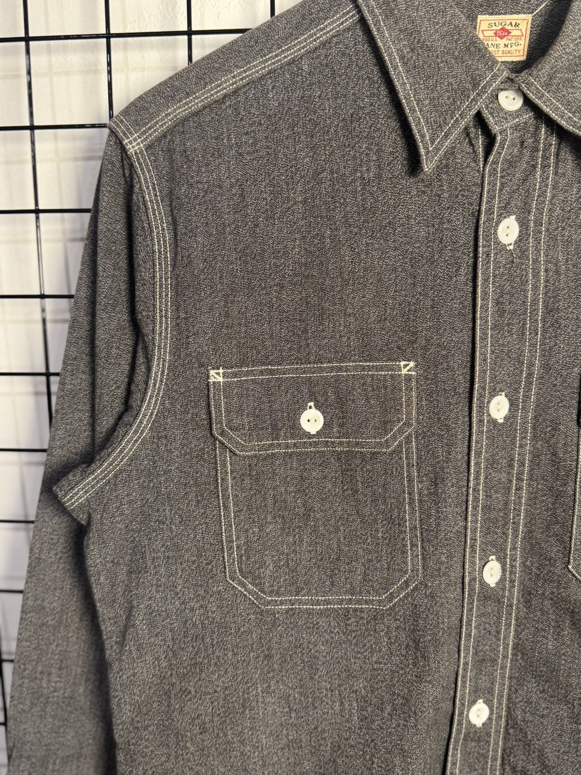 Sugar Cane Sugar Cane SC25511 Jean Cord Work Shirt Size US M / EU 48-50 / 2 - 5 Thumbnail