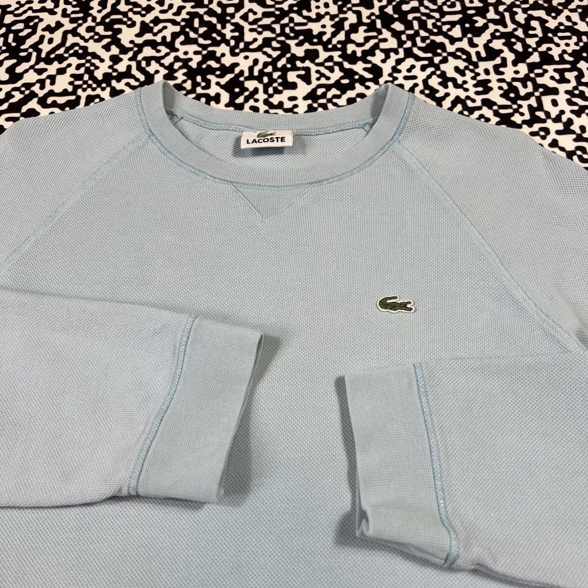 Lacoste Vintage Y2K Lacoste Retro Boxy Blue Sweater Casual Style Size M / US 6-8 / IT 42-44 - 6 Thumbnail