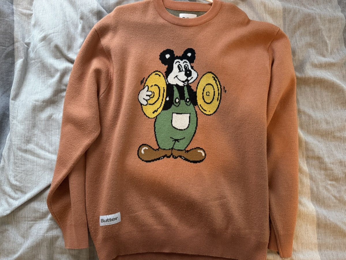 Butter Goods Butter Mouse orange sweater Size US XL / EU 56 / 4 - 1 Thumbnail