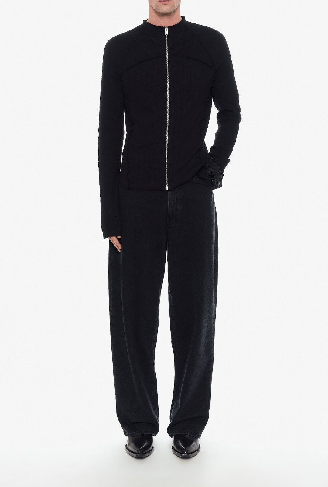 Y/Project Last Size Y/Project Black Multi Waistband Jeans Size US 32 / EU 48 - 4 Thumbnail