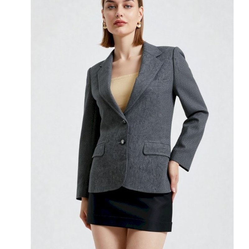 Evan Picone × Vintage Vintage Union Made Evan Picone Petite Wool Blazer Jacket S Size S / US 4 / IT 40 - 1 Thumbnail