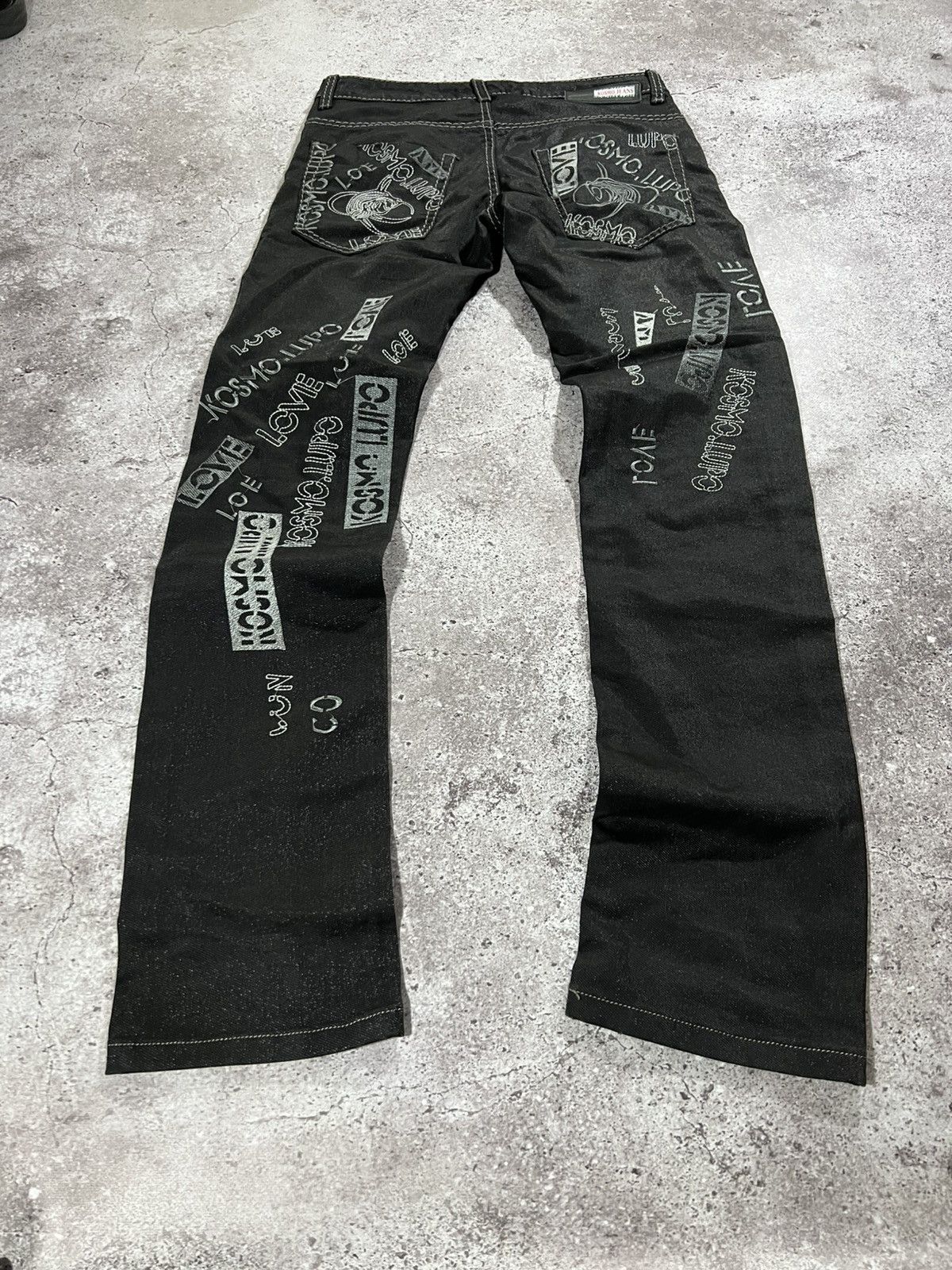 Japanese Brand Avant Garde Kosmo Lupo Jeans Japanese Style Size US 31 - 3 Thumbnail