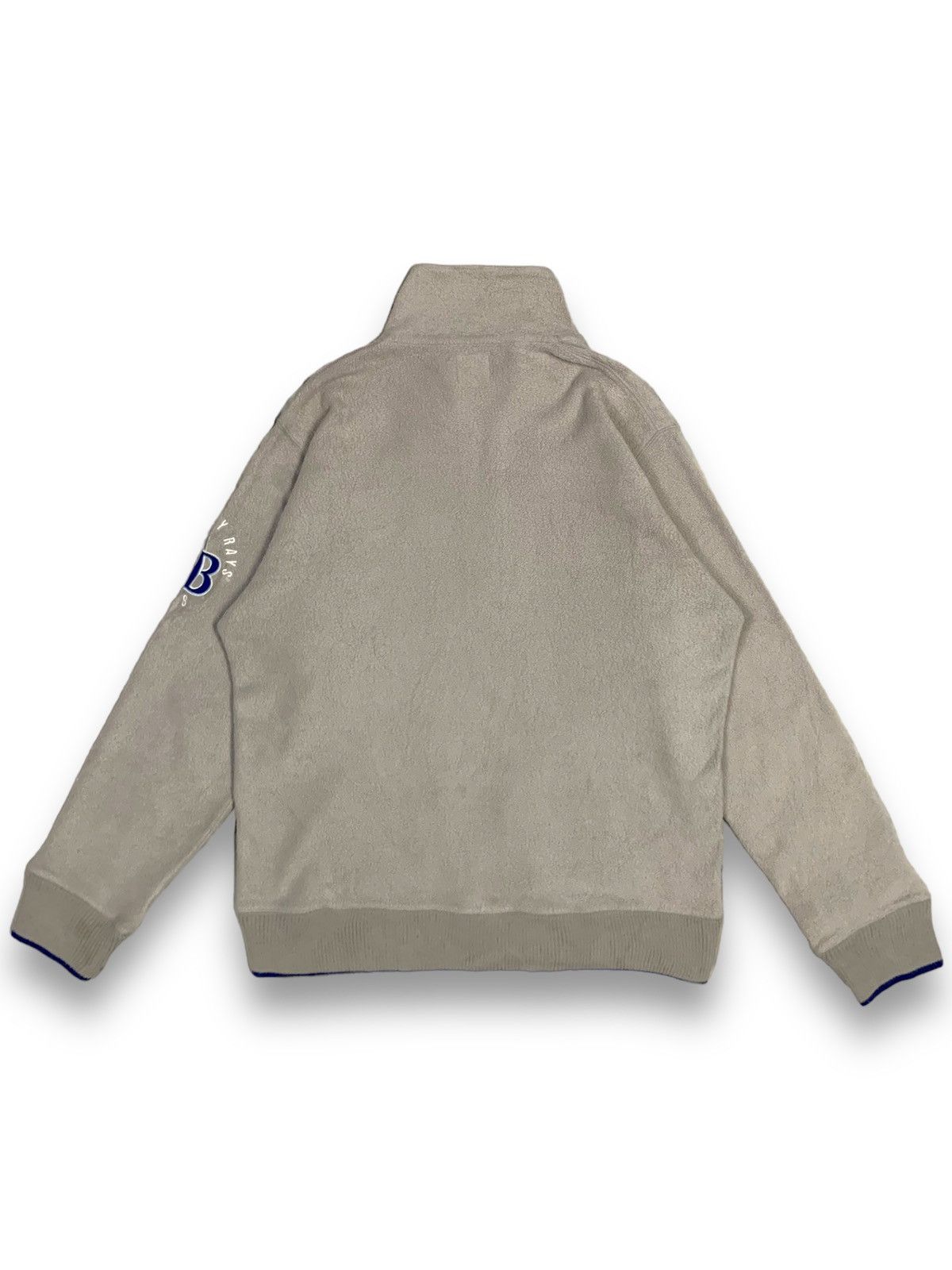 MLB Y2K UNIQLO x MLB Tampa Bay Rays Half Zip Fleece Sweatshirt Size US L / EU 52-54 / 3 - 2 Thumbnail