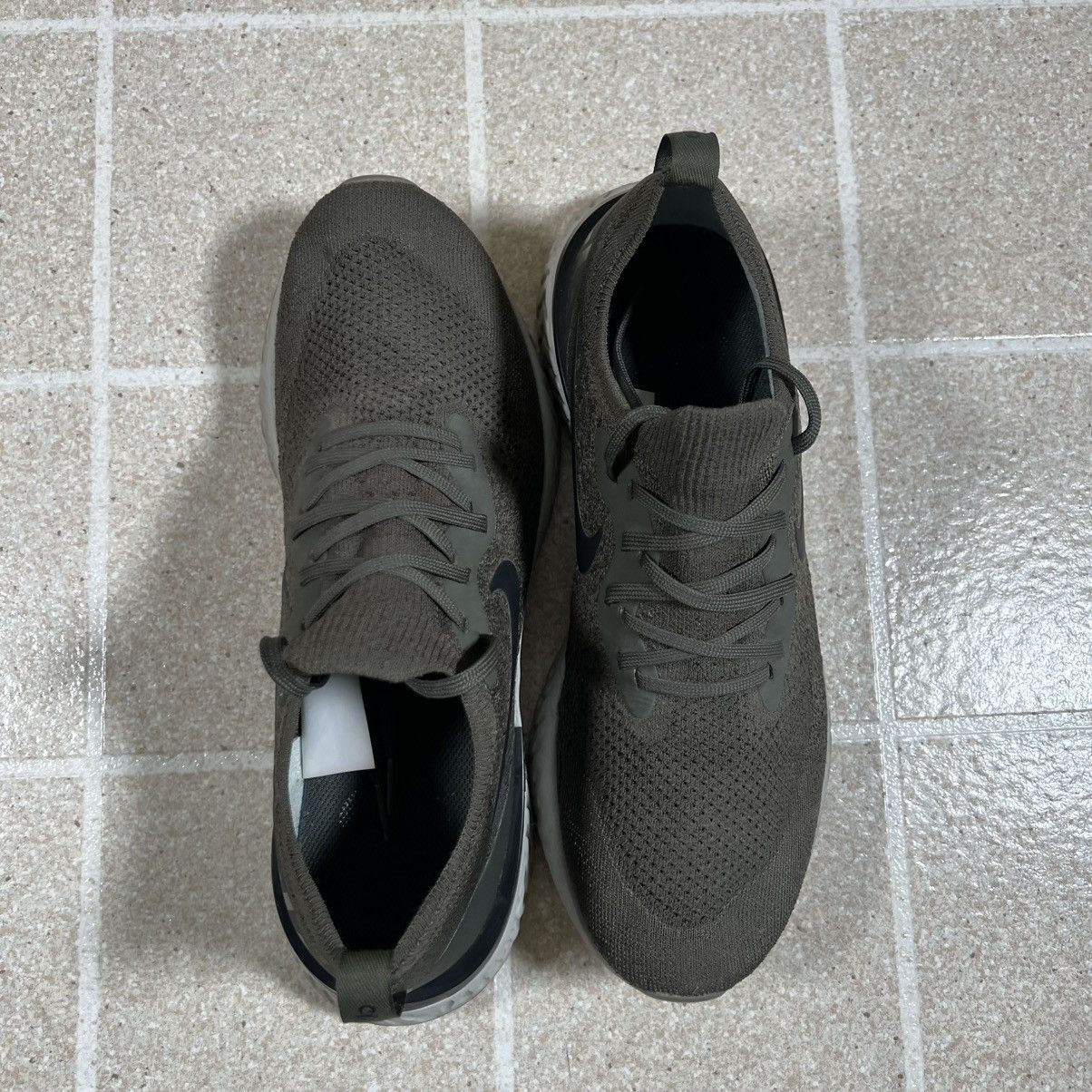 Nike Nike Epic React Flyknit Olive/Mineral Spruce, Size 10, Size US 10 / EU 43 - 5 Thumbnail