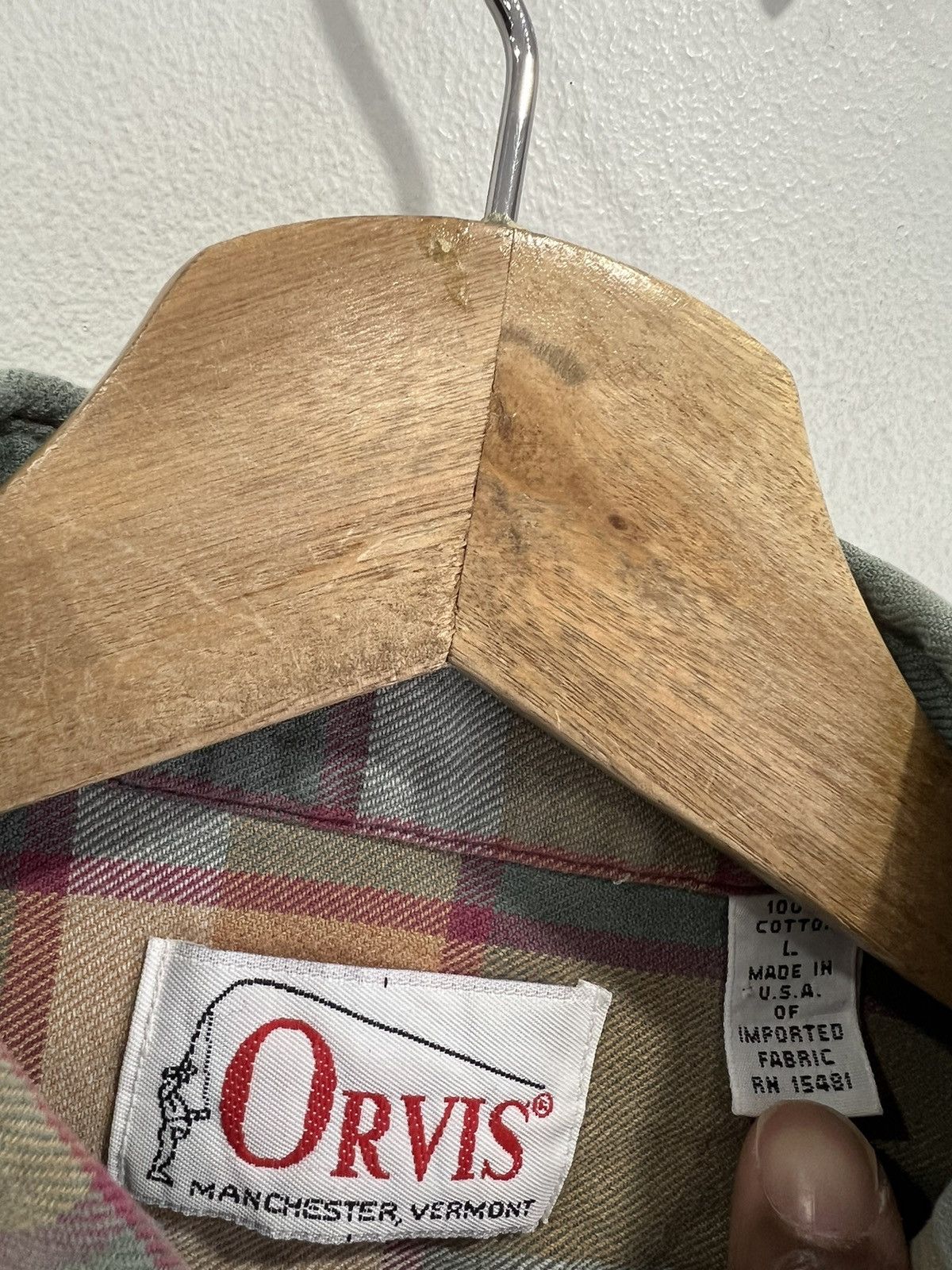 Orvis Vintage Orvis Plaid Button Up Shirt Size US L / EU 52-54 / 3 - 4 Thumbnail