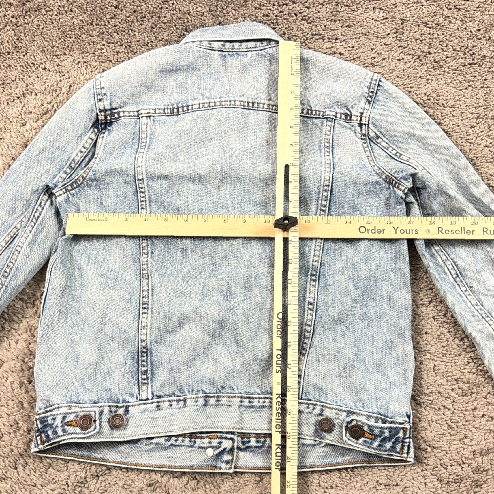 Gap VINTAGE Gap Jacket Womens S Blue Denim Light Wash Trucker 100% Cotton Casual Size S / US 4 / IT 40 - 5 Thumbnail