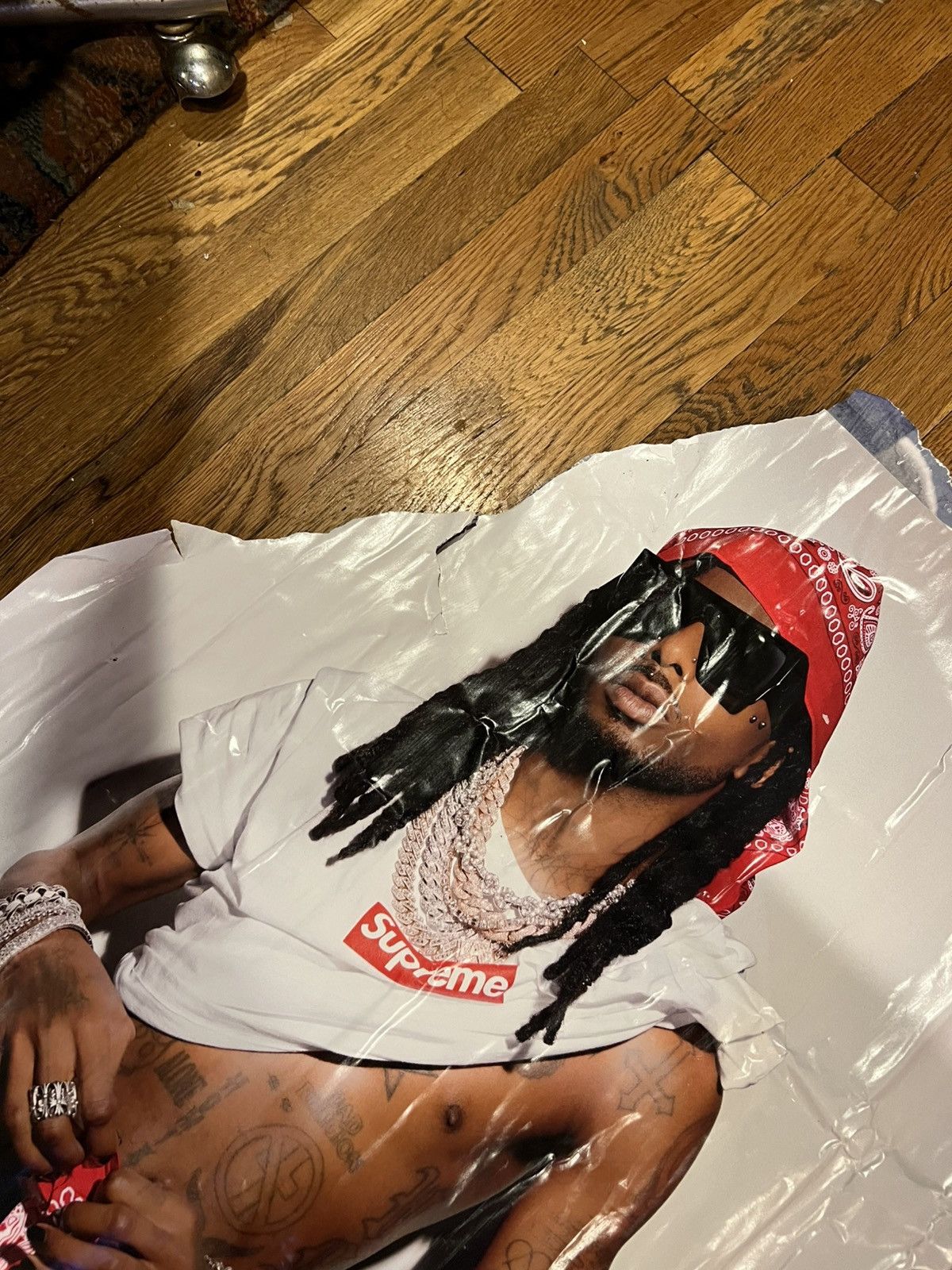 Supreme Conjoined Twin Playboi Carti x Supreme poster Size ONE SIZE - 4 Thumbnail