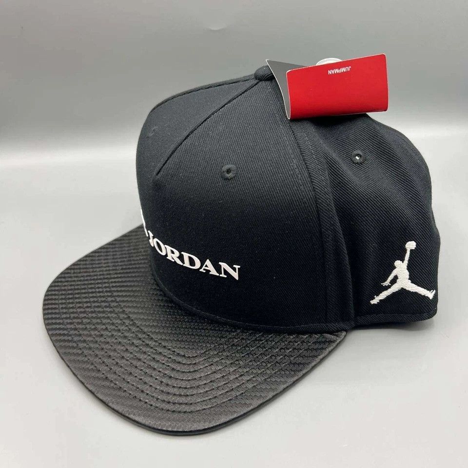 Jordan Brand Air Jordan Retro 10 Hat Men Black Jumpman Snap Back Cap New Size ONE SIZE - 3 Thumbnail