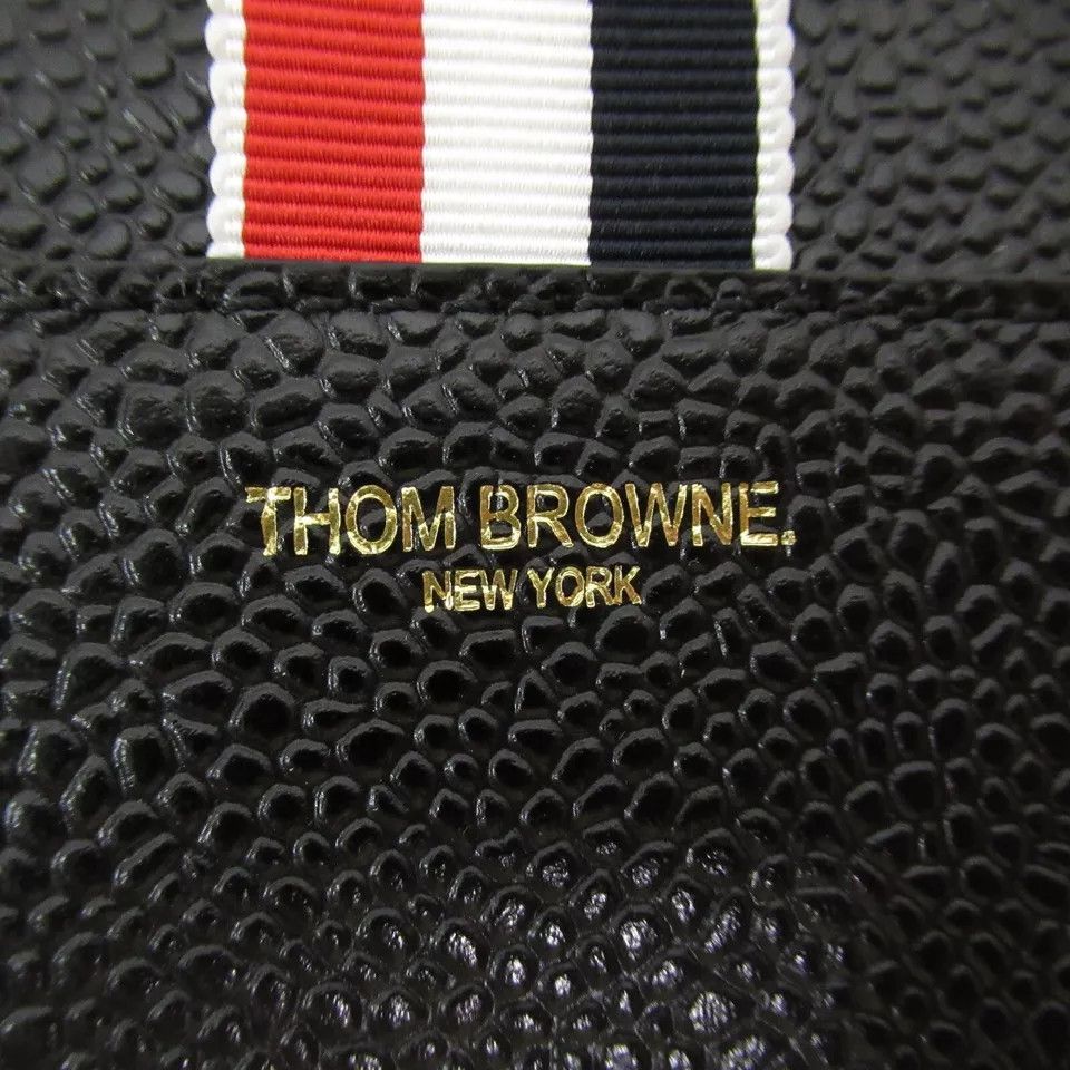 Thom Browne o1s22i1n0924 Size: OS / Zip Around Wallet in Black Size ONE SIZE - 6 Thumbnail