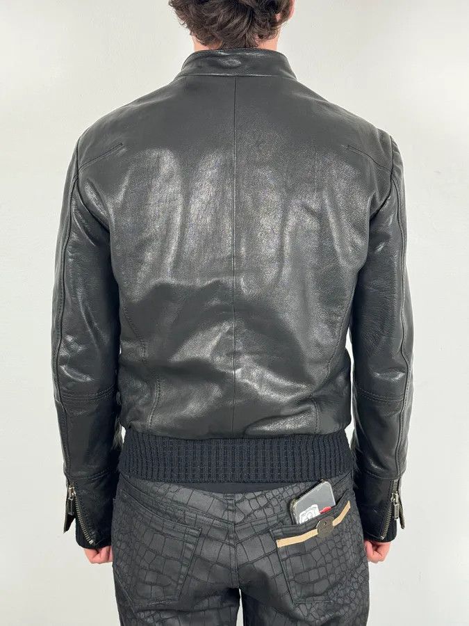 Dirk Bikkembergs AW2008 Dirk Bikkembergs Black Premium Mafia Leather Jacket Size US M / EU 48-50 / 2 - 3 Thumbnail