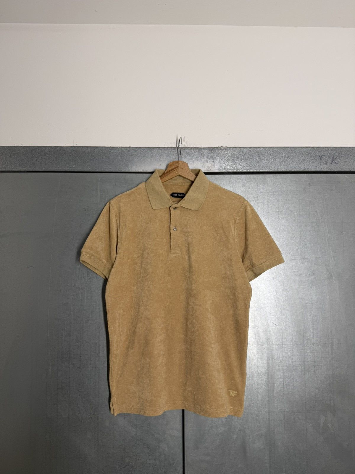 Tom Ford Towelling Polo T-Shirt
