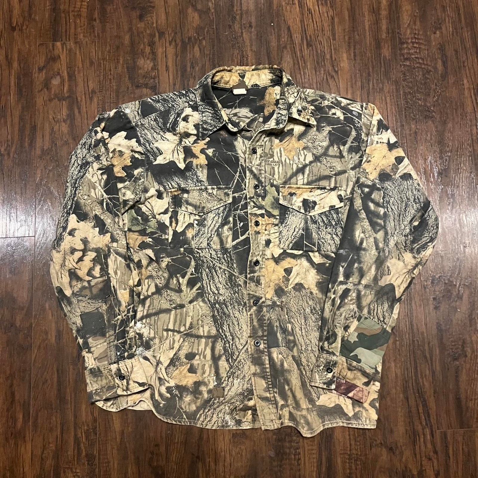 Realtree Vintage Camo Realtree Button Up Long Sleeve Size US L / EU 52-54 / 3 - 1 Thumbnail