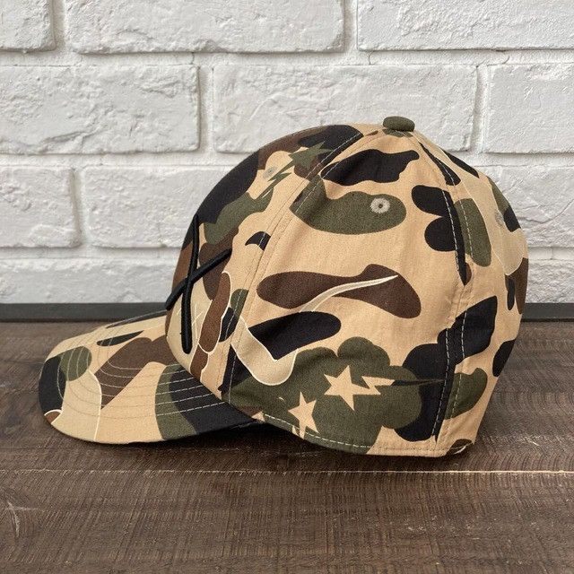 Bape × Kaws BAPE × KAWS BENDY 1st Camo Yellow Hat Cap a bathing ape NIGO Size ONE SIZE - 3 Thumbnail