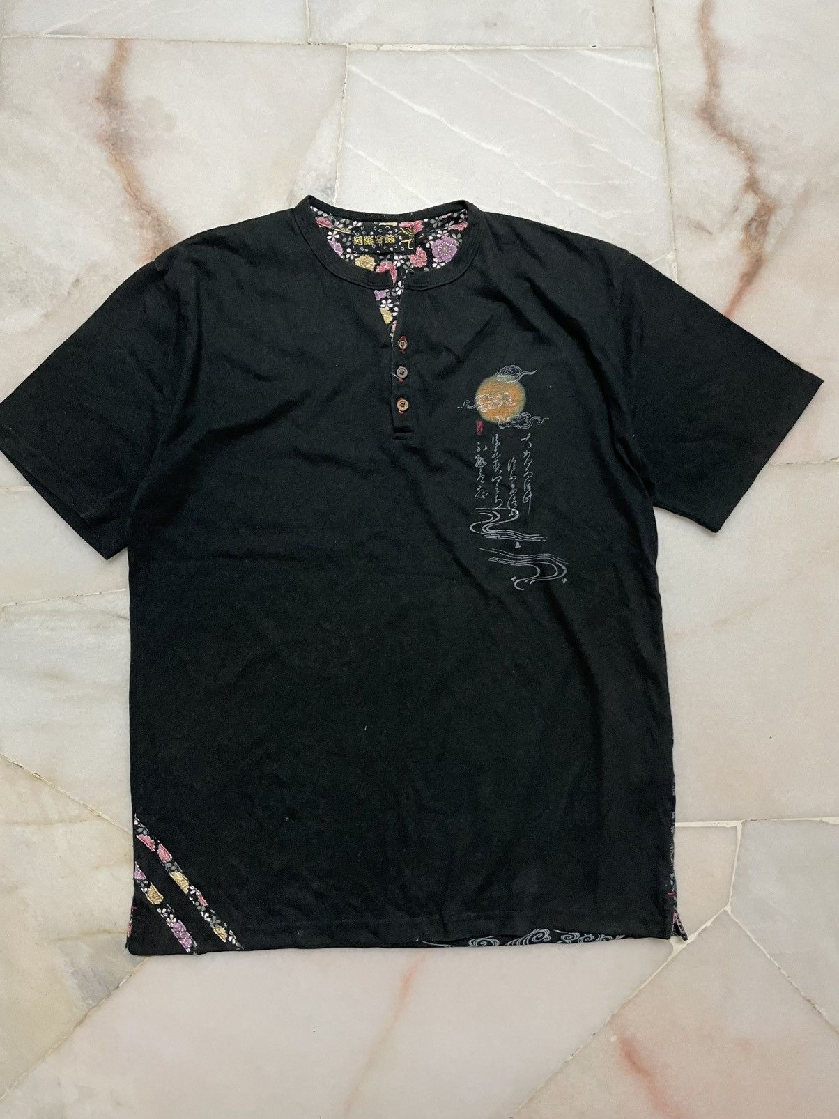 Seditionaries Rare Super Koi Karakuri Style Sakura Embroidery Tshirt Size US M / EU 48-50 / 2 - 2 Thumbnail